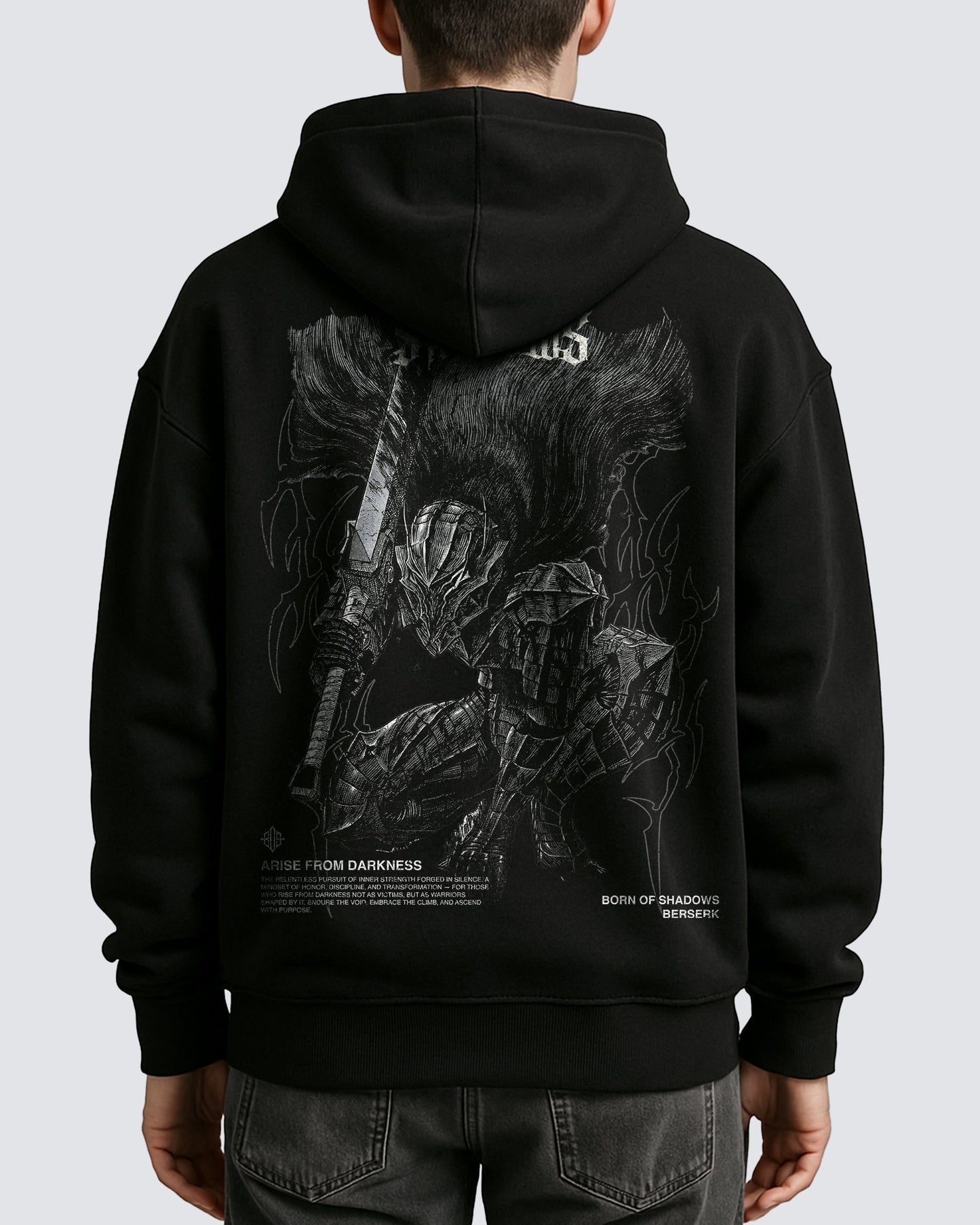 Berserk 'The Black Swordsman' Oversized Hoodie ODMPOD