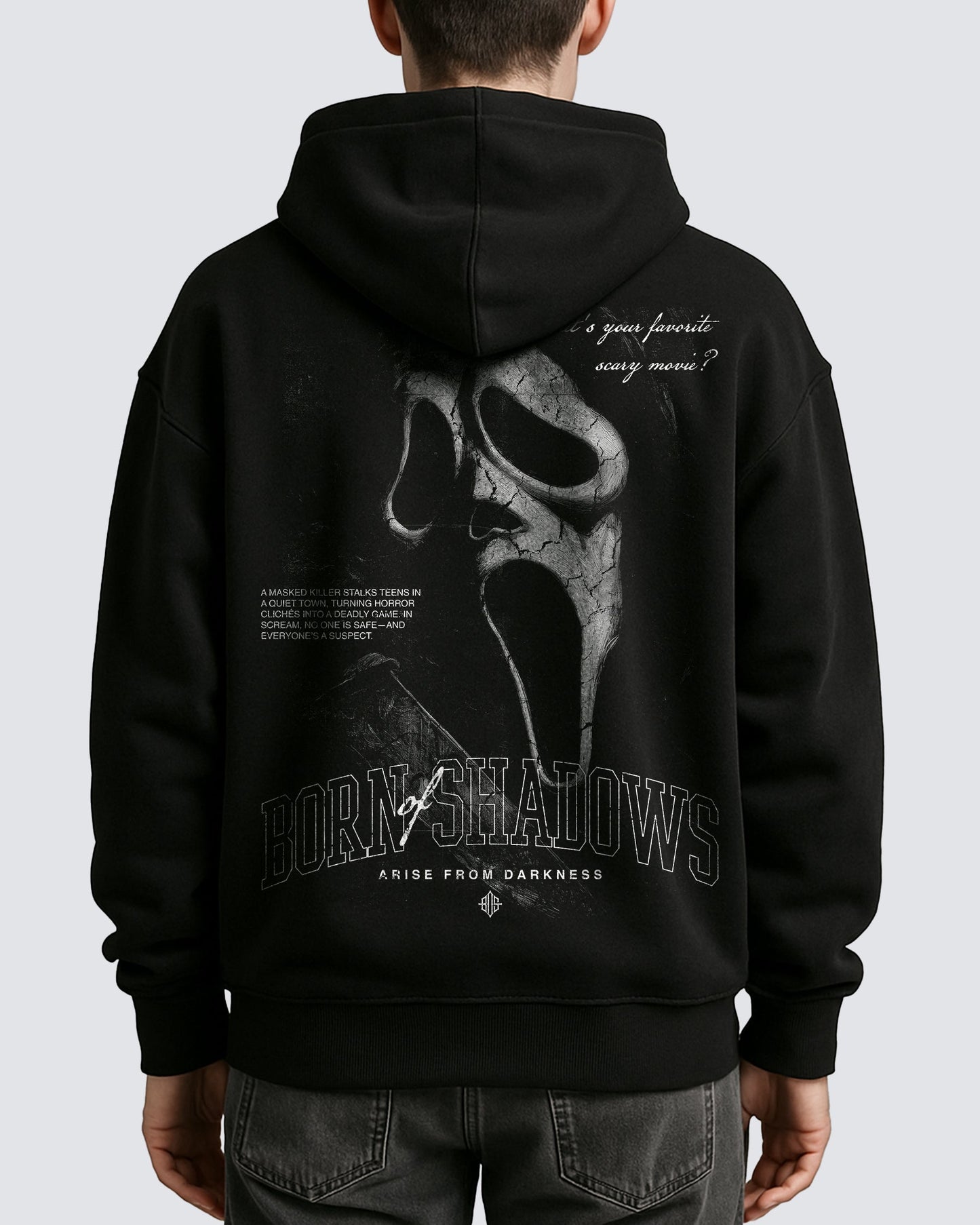 Halloween 'Scream' Oversized Hoodie ODMPOD