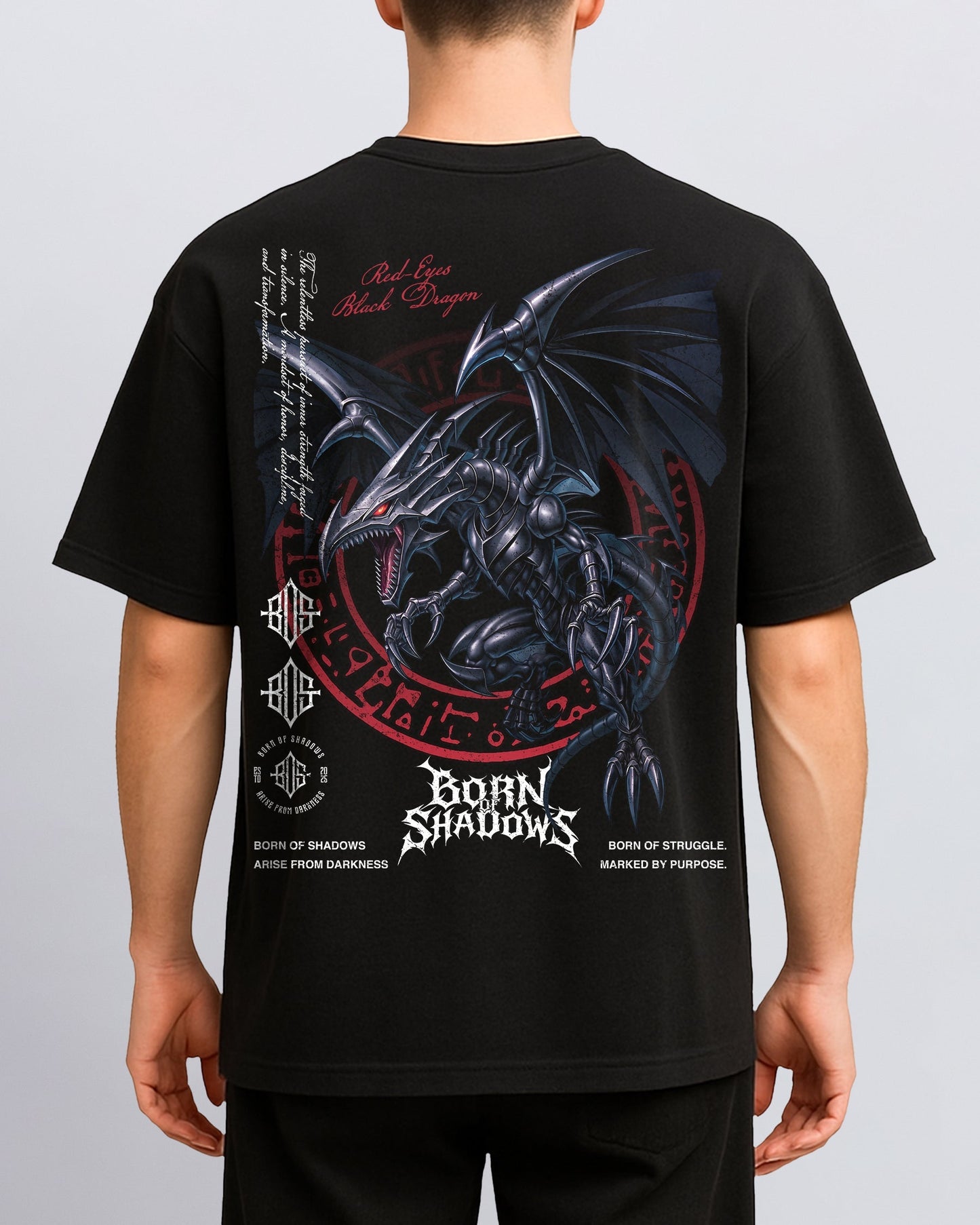 Yu-Gi-Oh! 'Dark Red-Eyes Black Dragon' T-Shirt ODMPOD