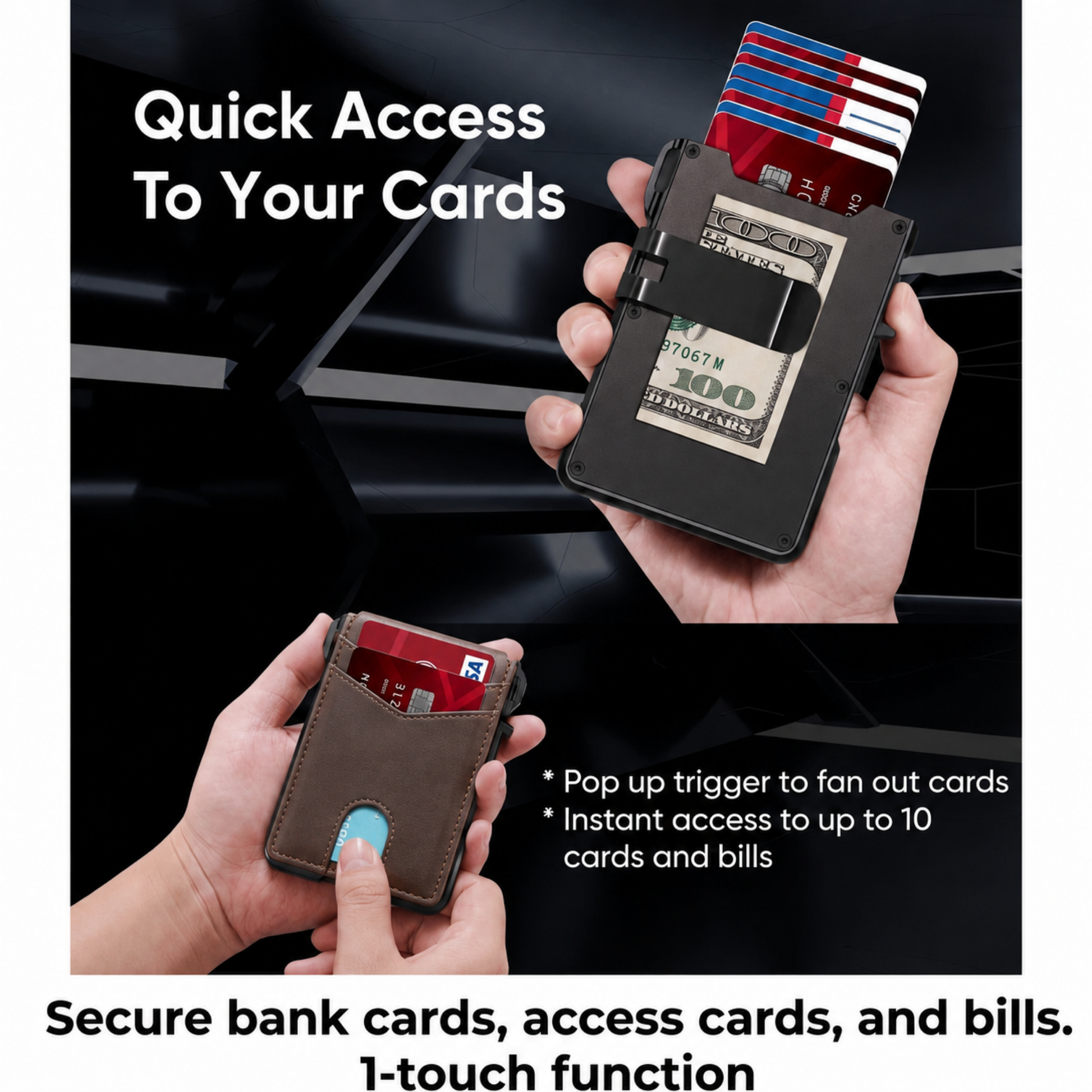 Salendor MagVault® Minimalist Wallet - Maximum Capacity. Minimal Footprint. Salendor