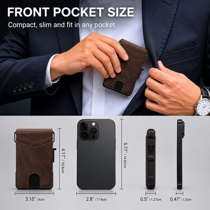Salendor MagVault® Minimalist Wallet - Maximum Capacity. Minimal Footprint. Salendor