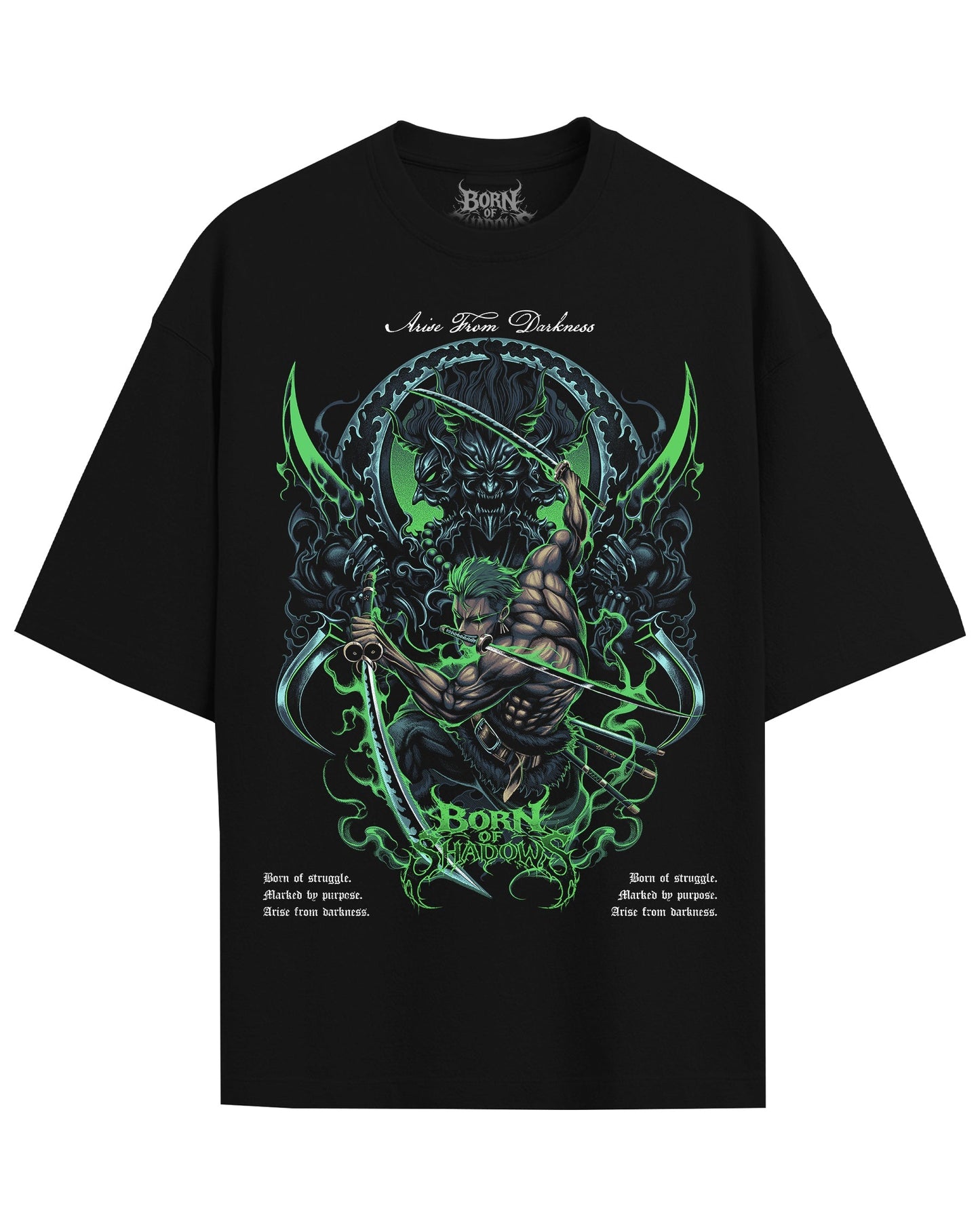 [Limited Edition] 'One Piece: Roronoa Zoro' Front T-Shirt ODMPOD