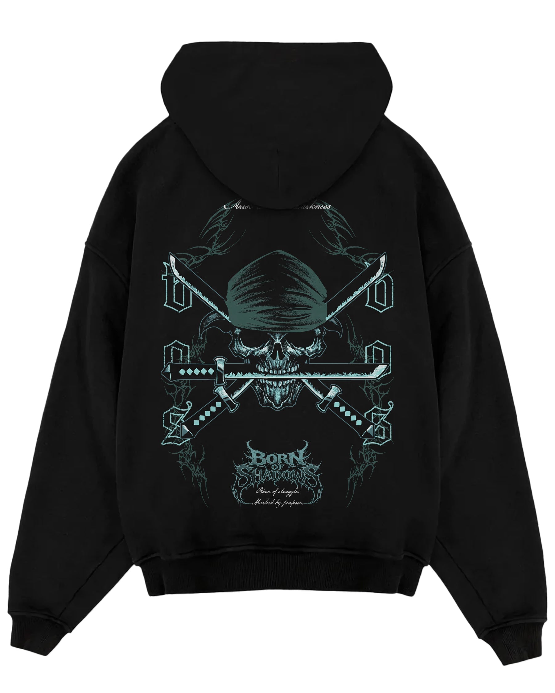 [Limited Edition] 'One Piece: Zoro's Skull' Oversized Hoodie ODMPOD