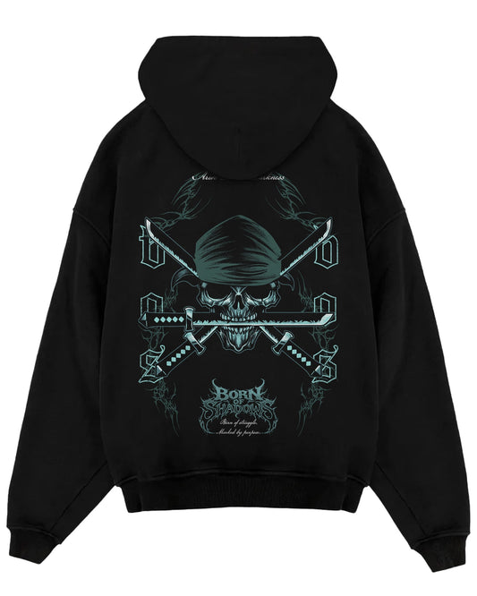 [Limited Edition] 'One Piece: Zoro's Skull' Oversized Hoodie ODMPOD