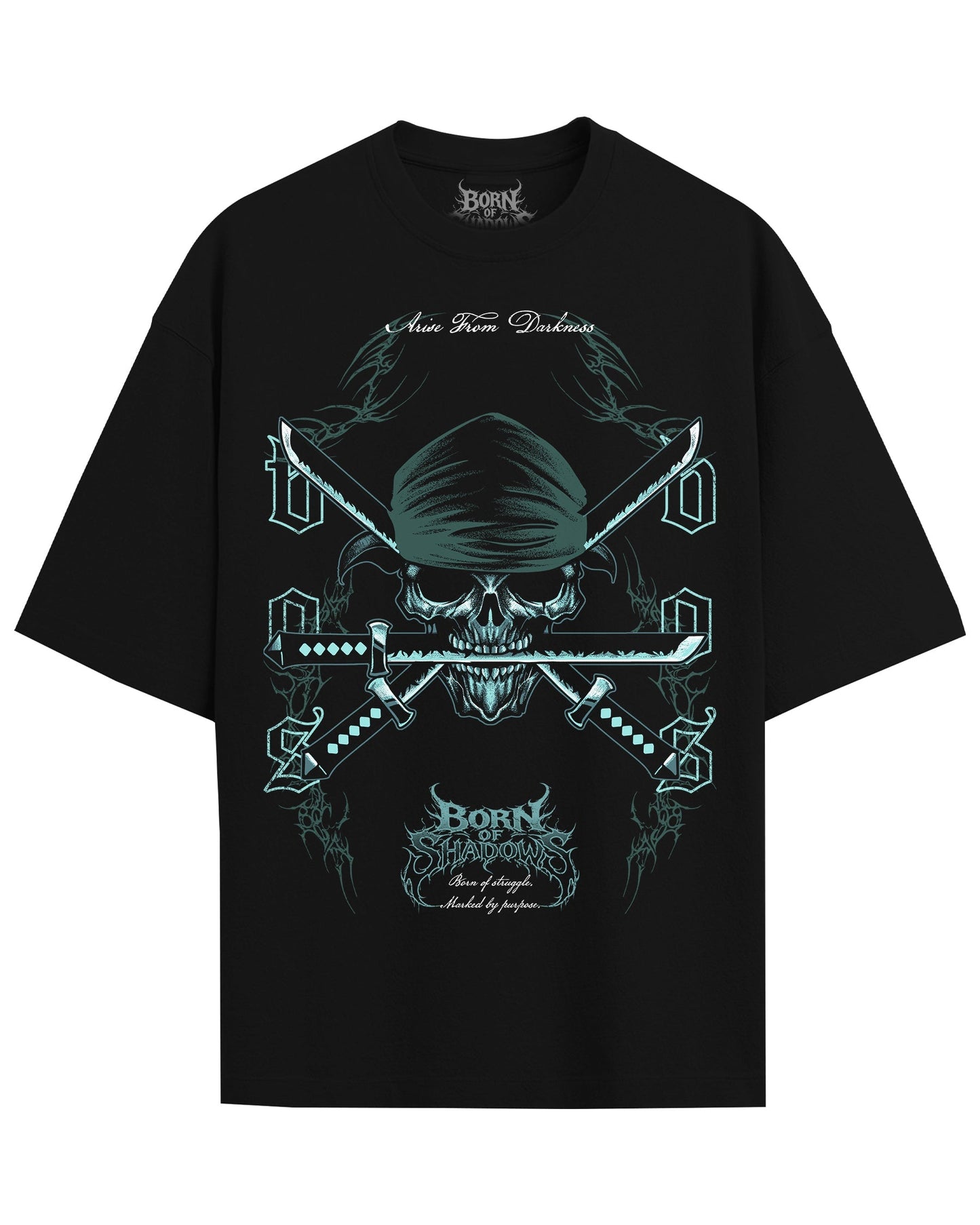 [Limited Edition] 'One Piece: Zoro's Skull' Front T-Shirt ODMPOD