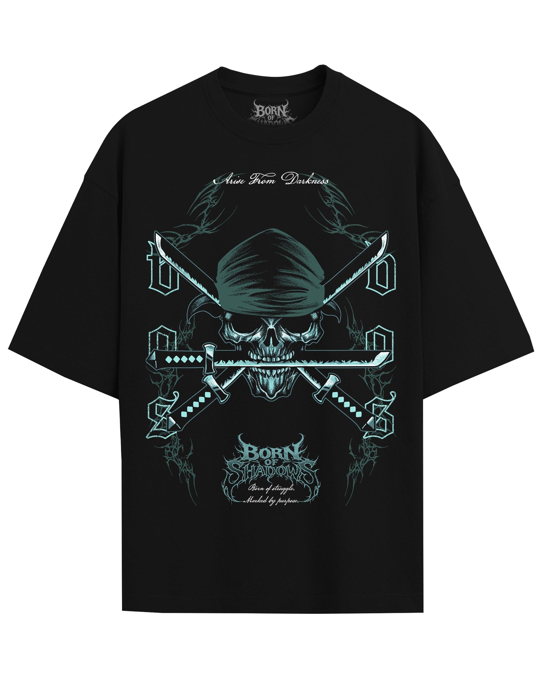 [Limited Edition] 'One Piece: Zoro's Skull' Front T-Shirt ODMPOD