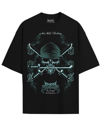 [Limited Edition] 'One Piece: Zoro's Skull' Front T-Shirt ODMPOD