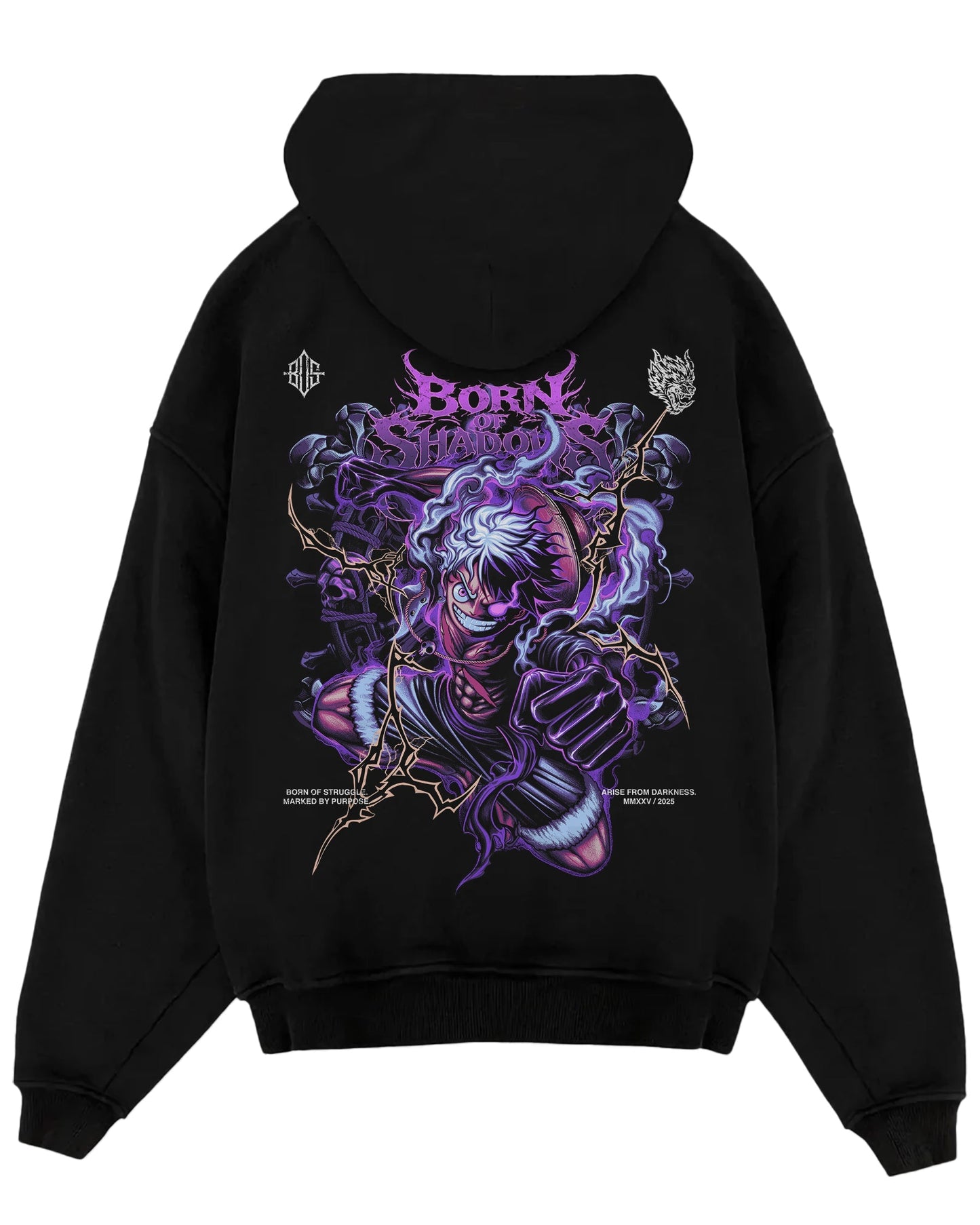 [Limited Edition] 'One Piece: Luffy Gear 5' Oversized Hoodie ODMPOD