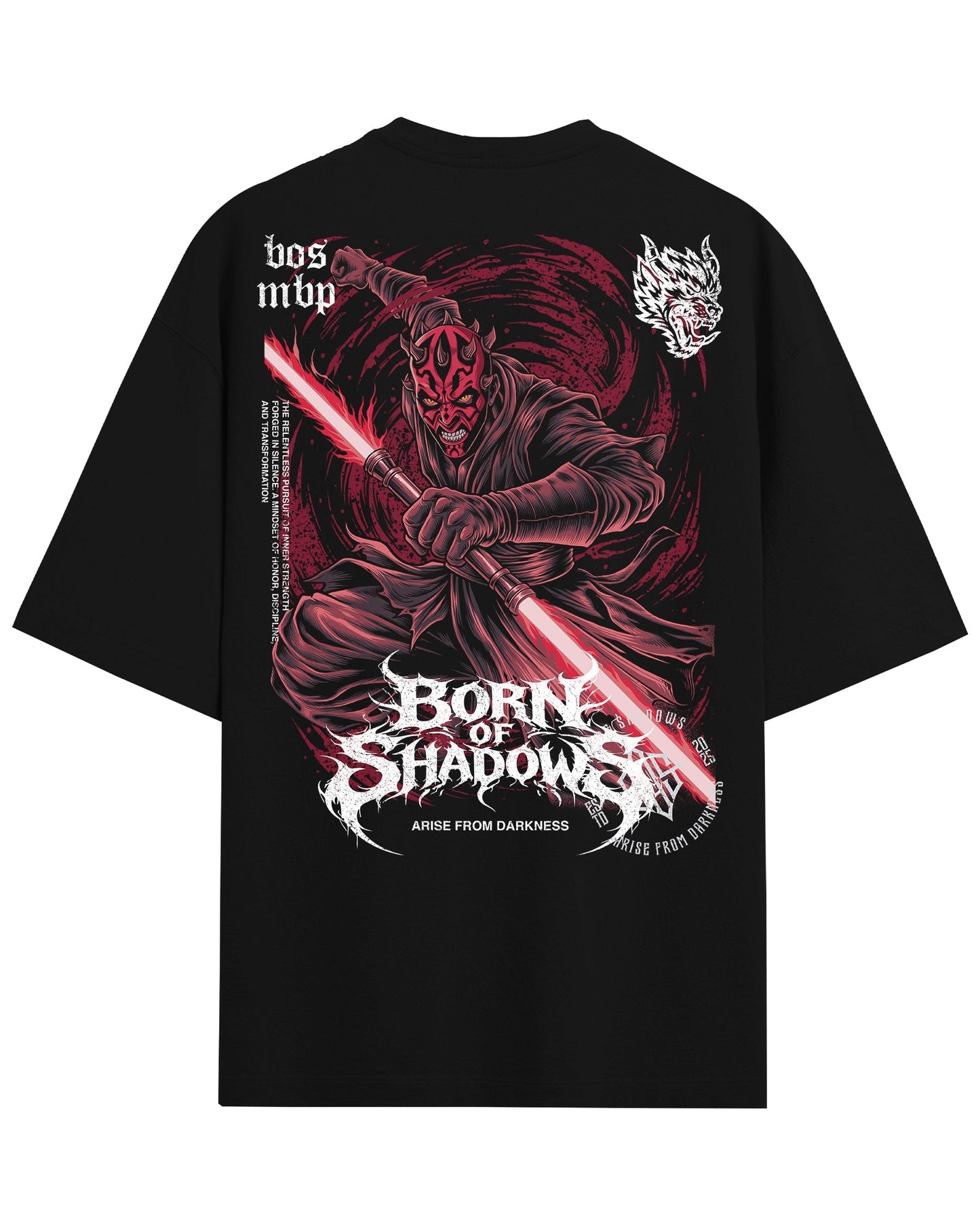 [Limited Edition] 'Star Wars: Darth Maul' Back T-Shirt ODMPOD