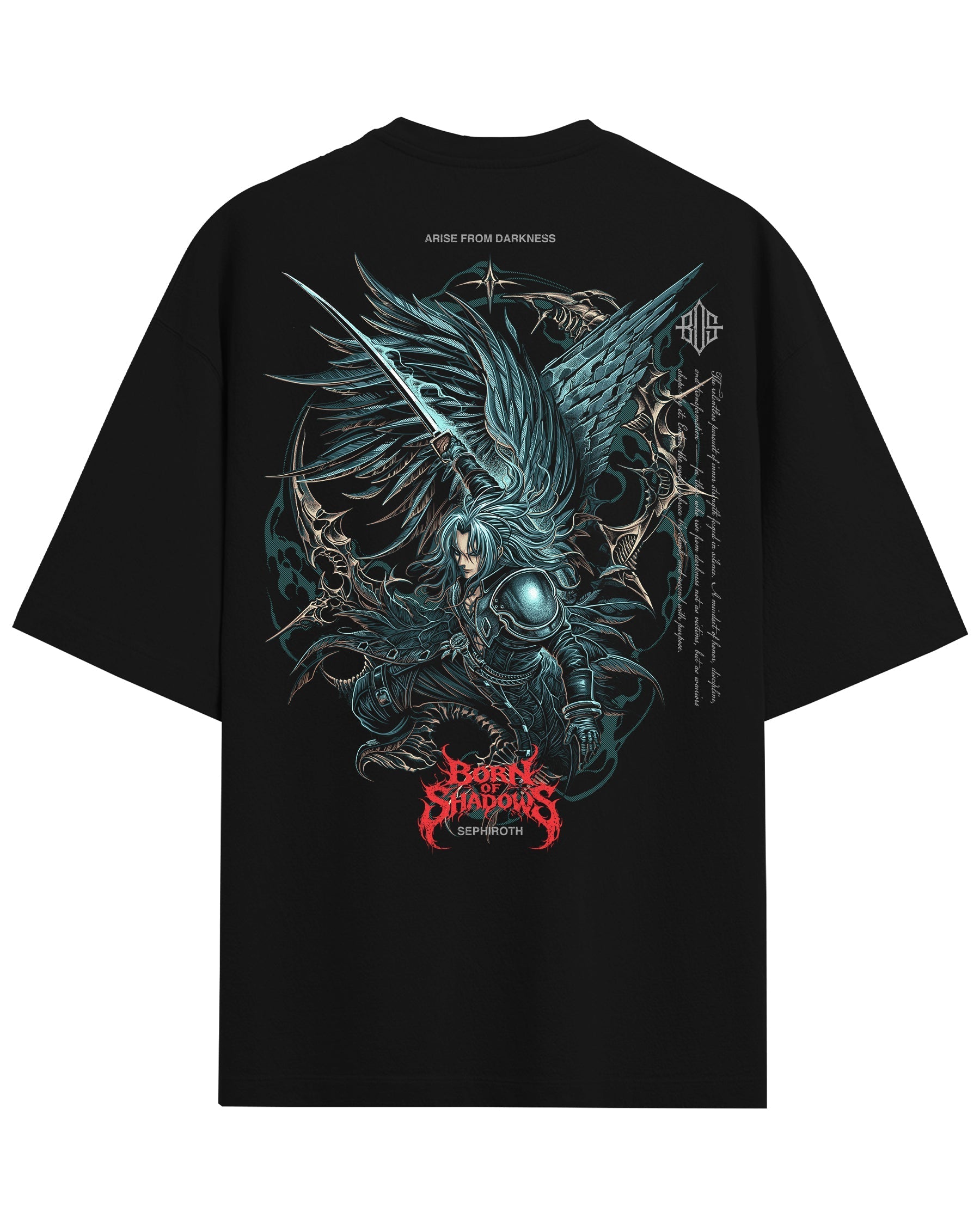 [Limited Edition] 'Final Fantasy: Sephiroth' Back T-Shirt ODMPOD