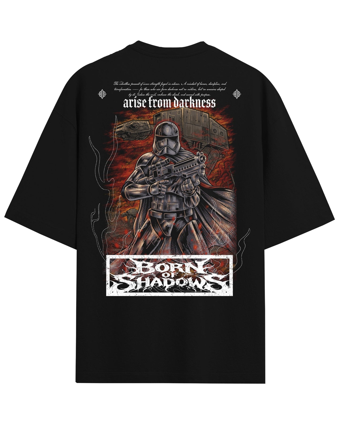 [Limited Edition] 'Star Wars: Captain Phasma' Back T-Shirt ODMPOD