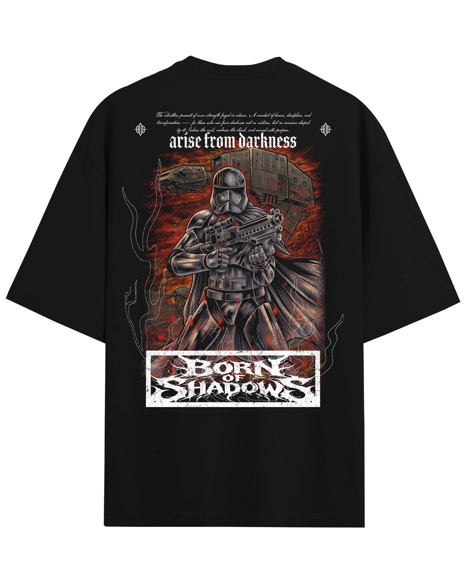[Limited Edition] 'Star Wars: Captain Phasma' Back T-Shirt ODMPOD