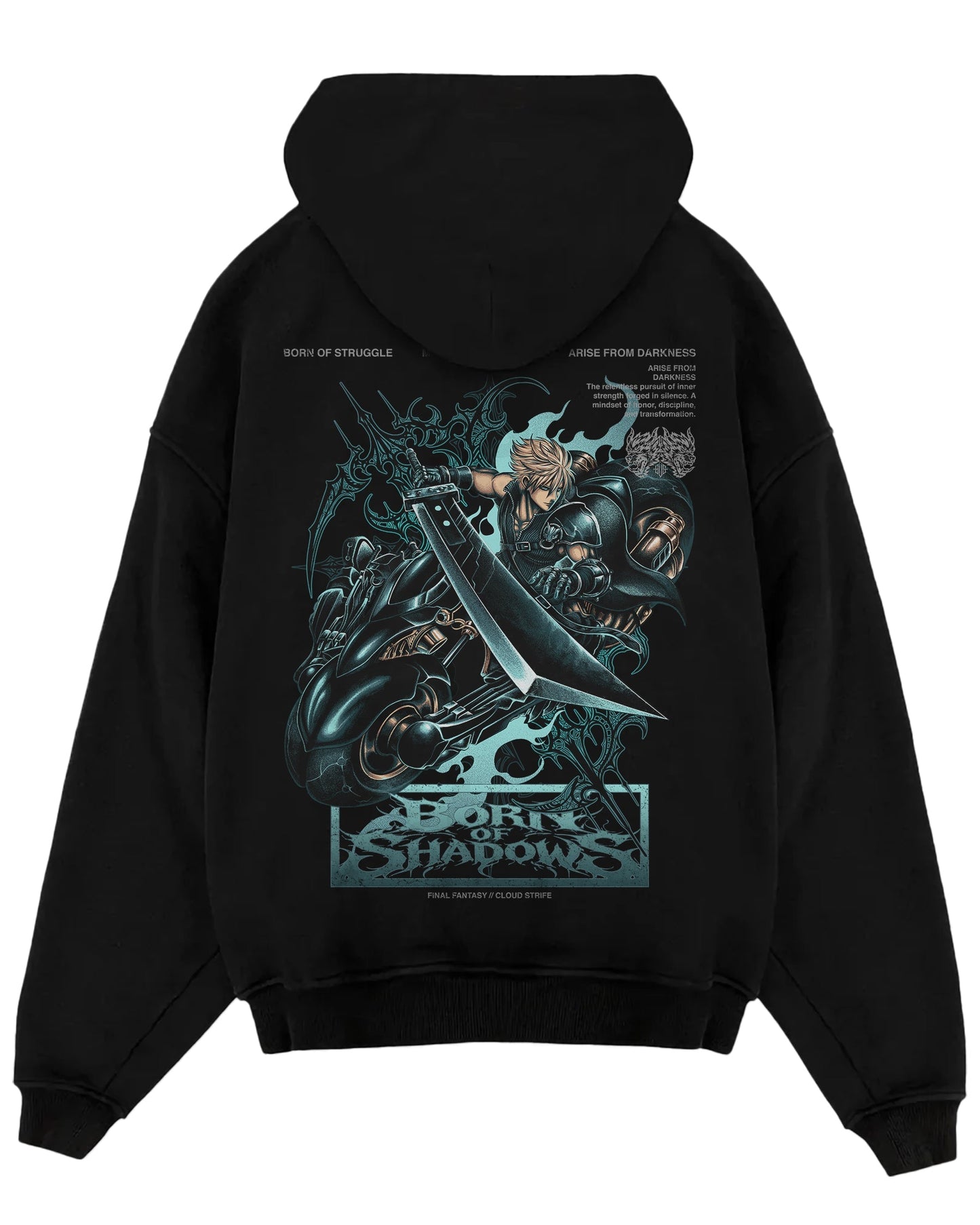 [Limited Edition] 'Final Fantasy: Cloud Strife' Oversized Hoodie ODMPOD