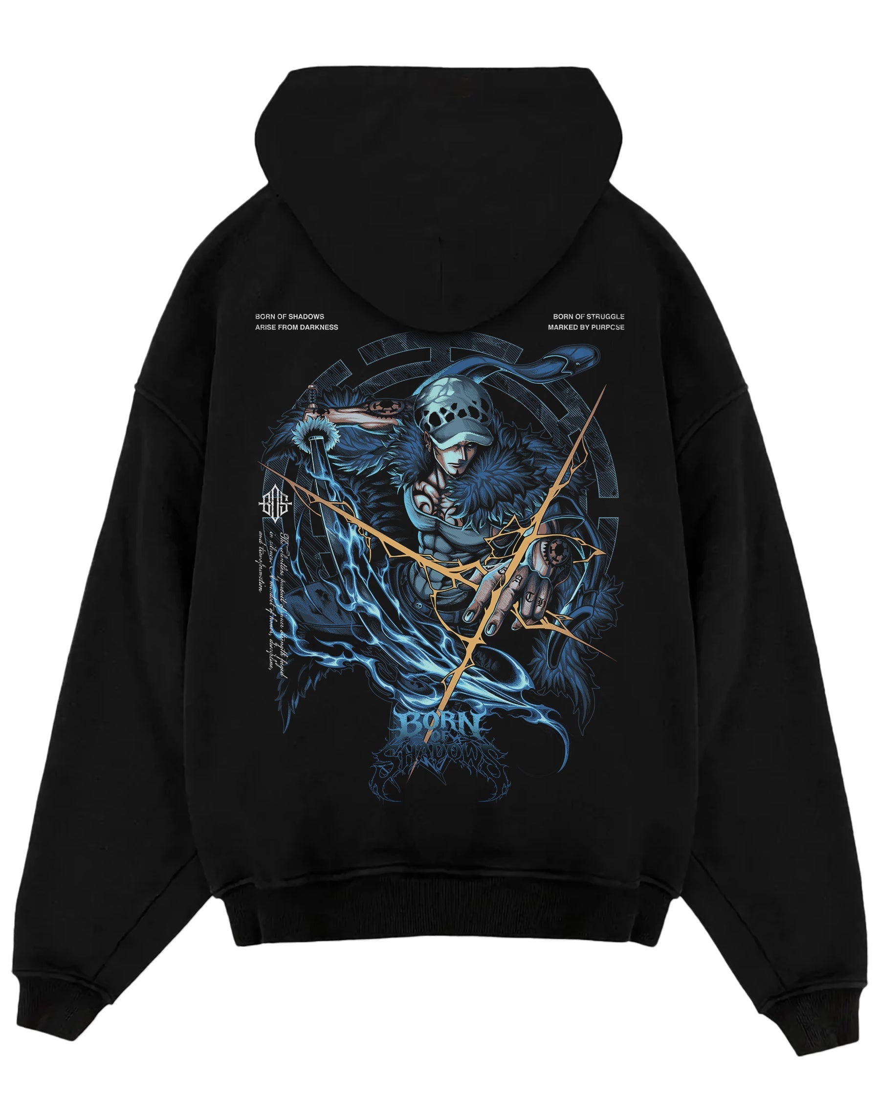 [Limited Edition] 'One Piece: Trafalgar Law' Oversized Hoodie ODMPOD
