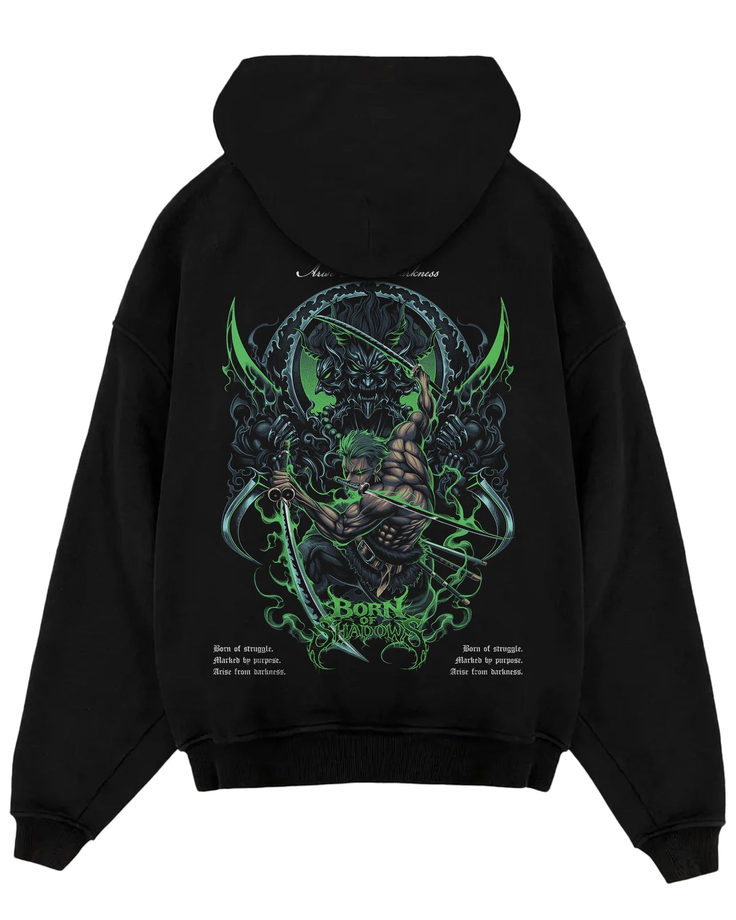 [Limited Edition] 'One Piece: Roronoa Zoro' Oversized Hoodie ODMPOD
