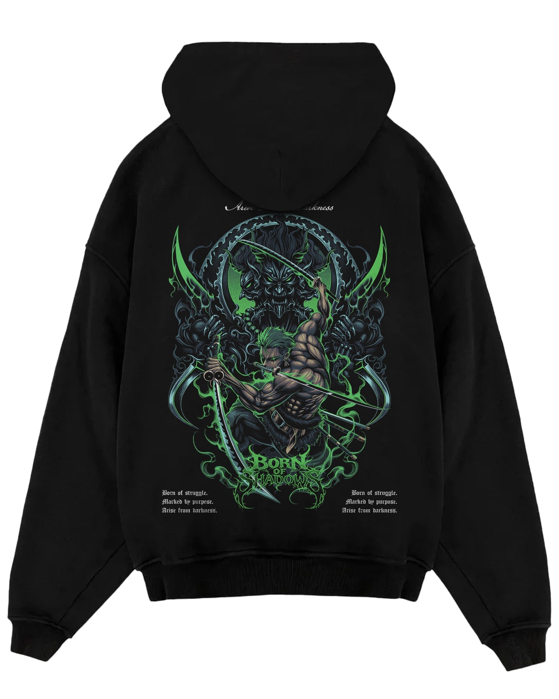 [Limited Edition] 'One Piece: Roronoa Zoro' Oversized Hoodie ODMPOD