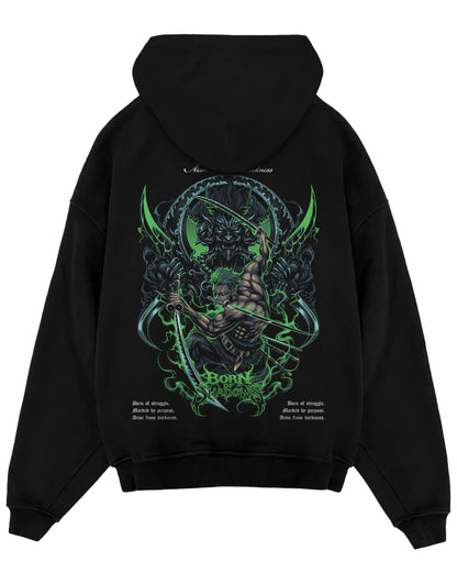 [Limited Edition] 'One Piece: Roronoa Zoro' Oversized Hoodie ODMPOD