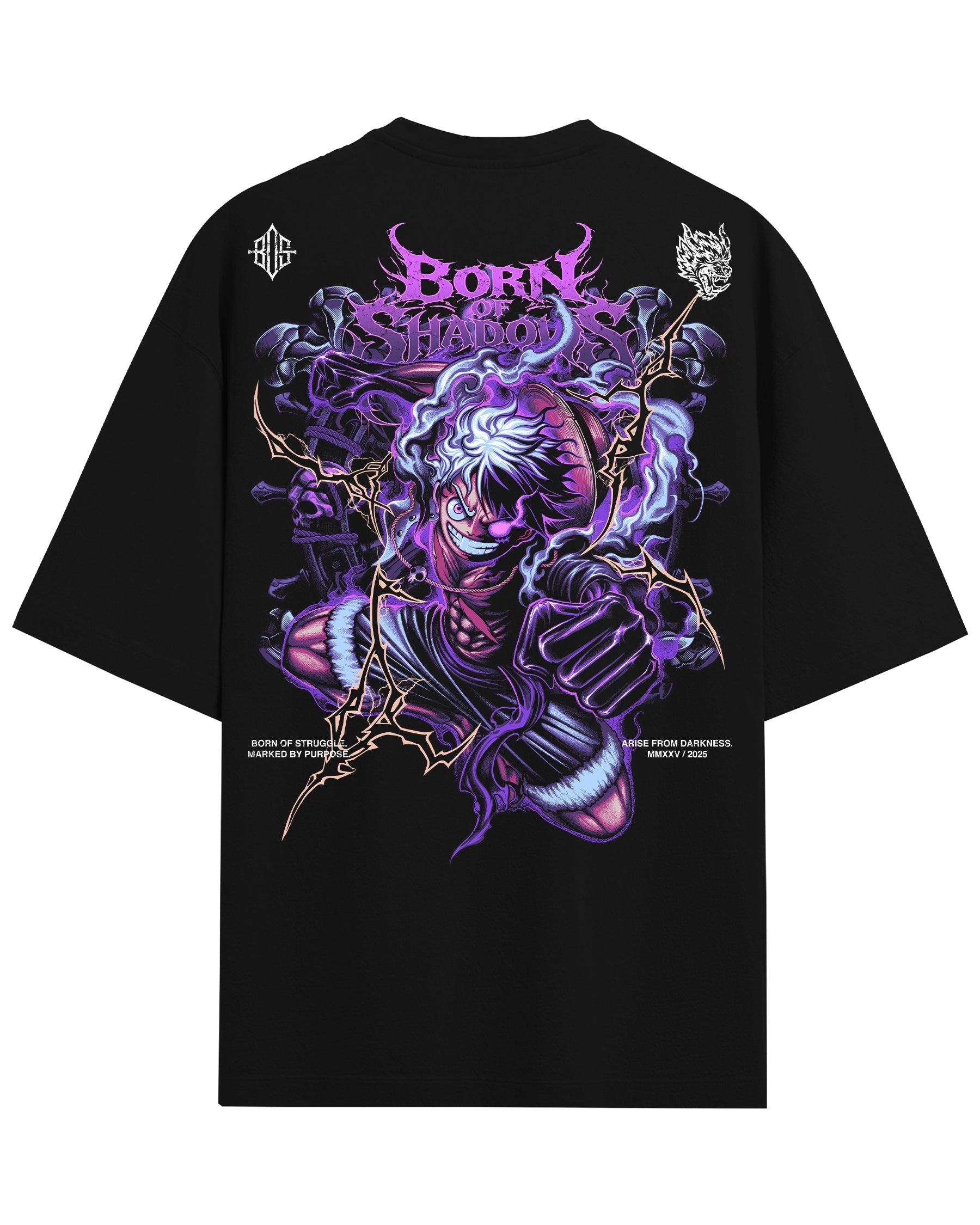 [Limited Edition] 'One Piece: Luffy Gear 5' Back T-Shirt ODMPOD