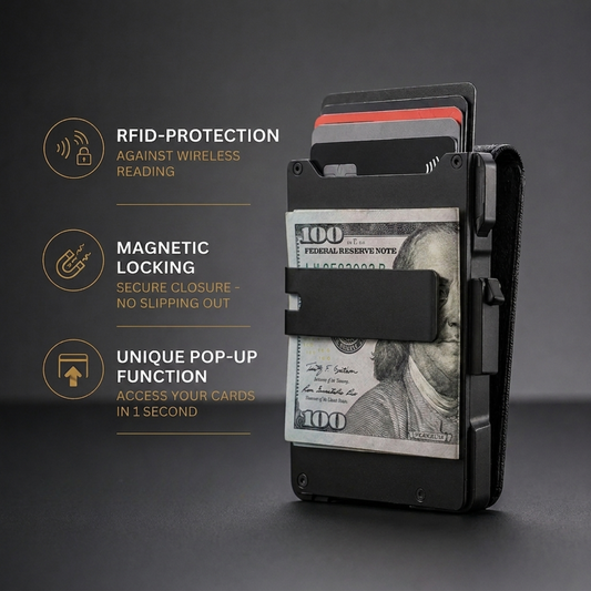 Salendor MagVault® Minimalist Wallet - Maximum Capacity. Minimal Footprint. Salendor