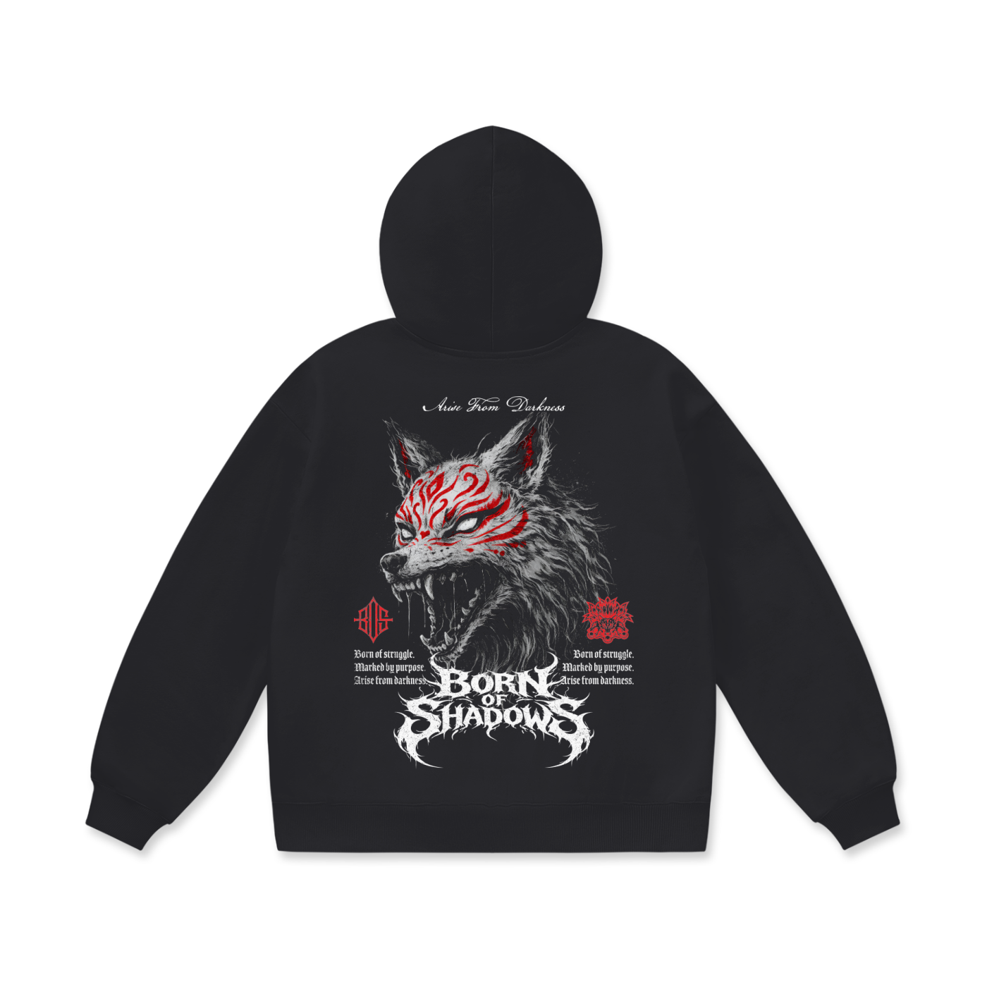 'The Revenant Kitsune' Oversized Hoodie ODMPOD
