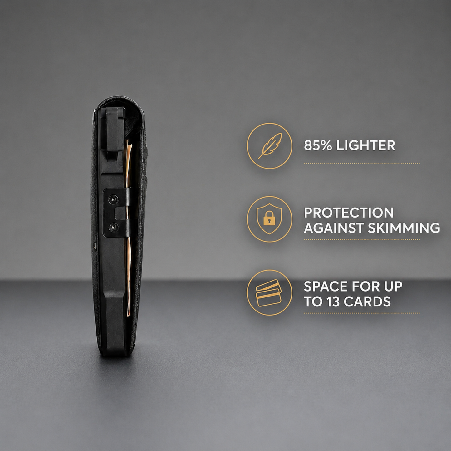 Salendor MagVault® Minimalist Wallet - Maximum Capacity. Minimal Footprint. Salendor