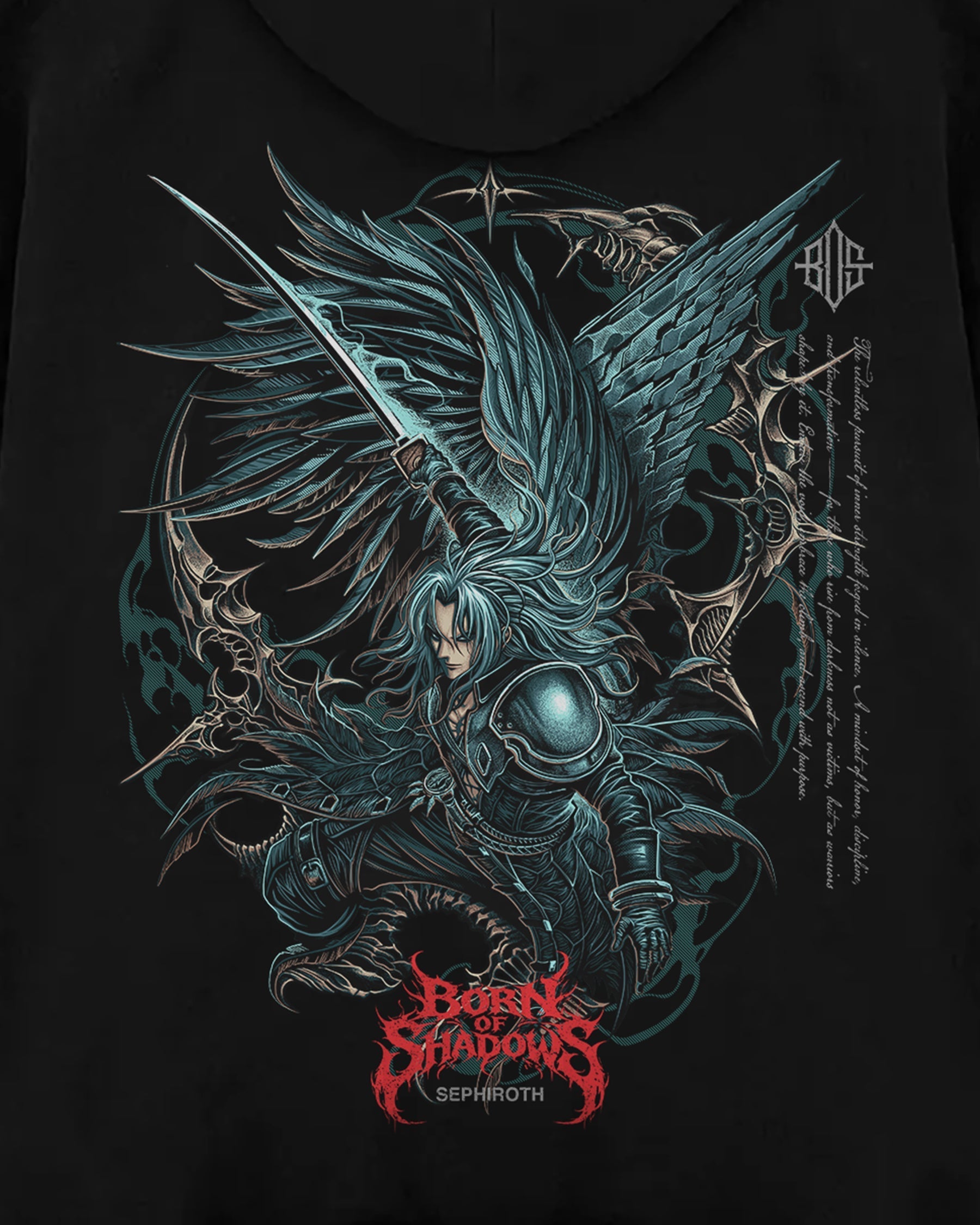 [Limited Edition] 'Final Fantasy: Sephiroth' Oversized Hoodie ODMPOD