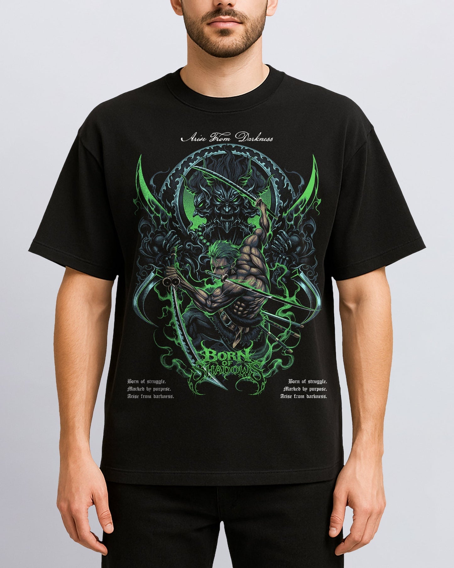 [Limited Edition] 'One Piece: Roronoa Zoro' Front T-Shirt ODMPOD