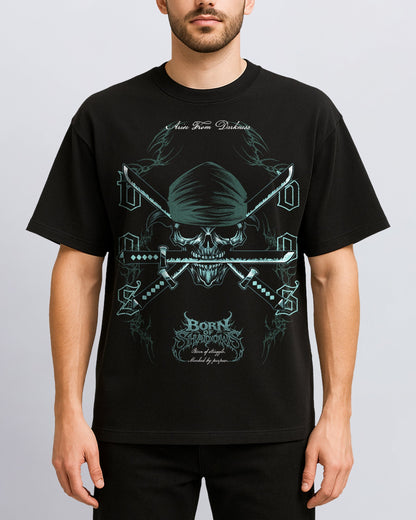 [Limited Edition] 'One Piece: Zoro's Skull' Front T-Shirt ODMPOD