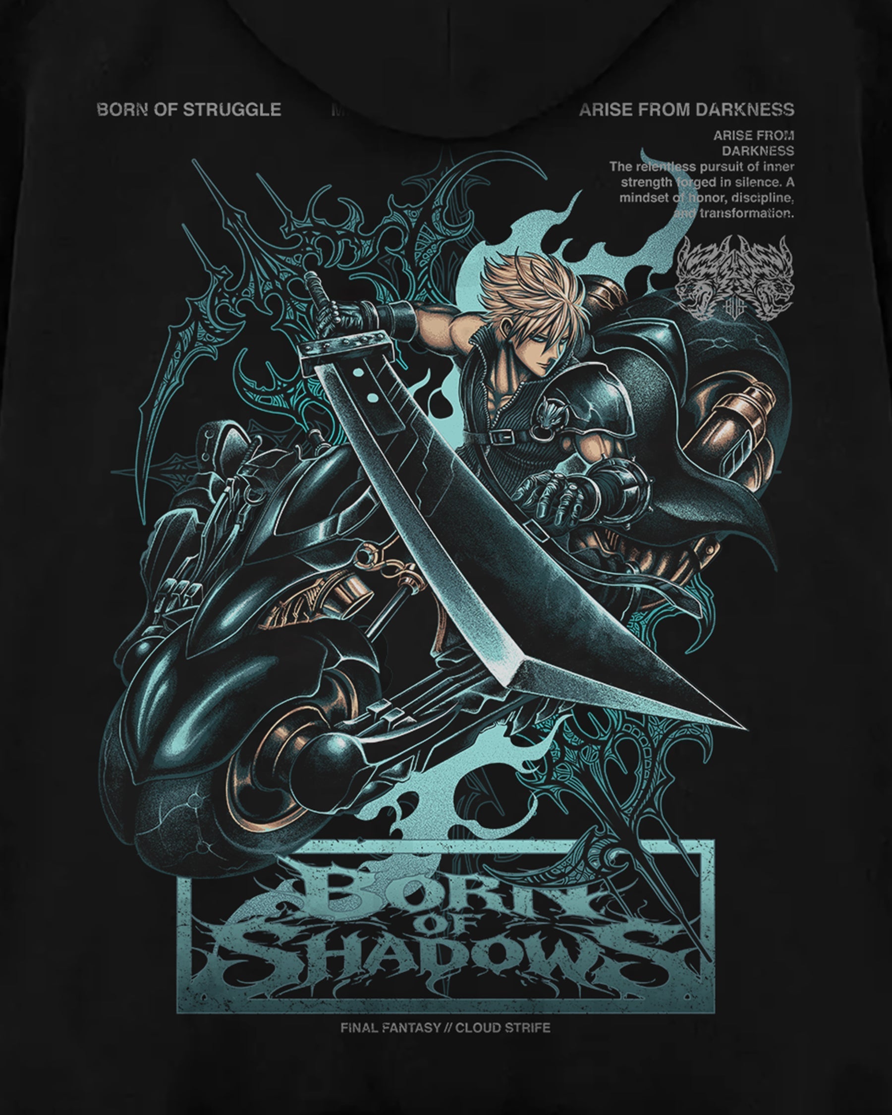 [Limited Edition] 'Final Fantasy: Cloud Strife' Oversized Hoodie ODMPOD