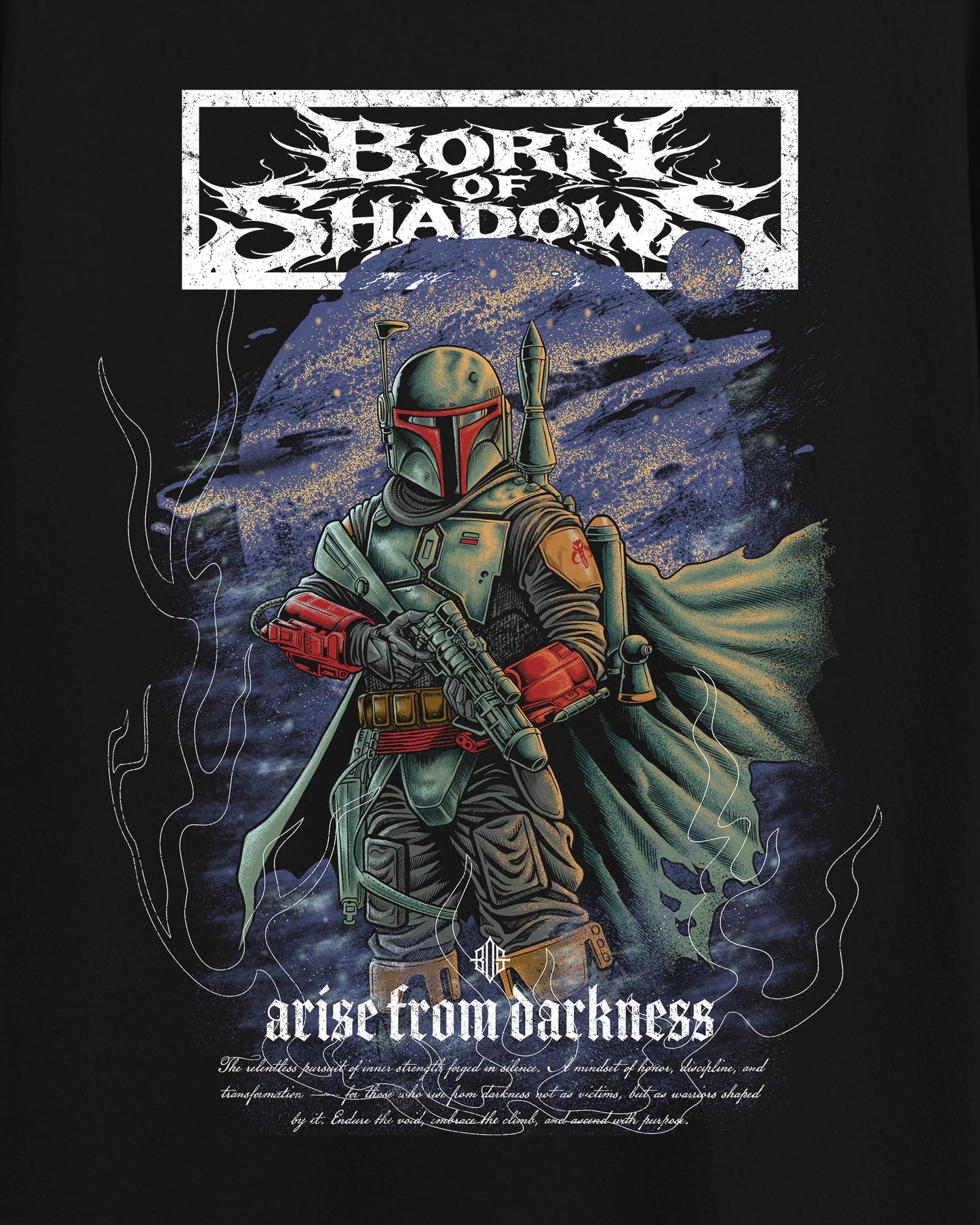 [Limited Edition] 'Star Wars: Boba Fett' Front T-Shirt ODMPOD