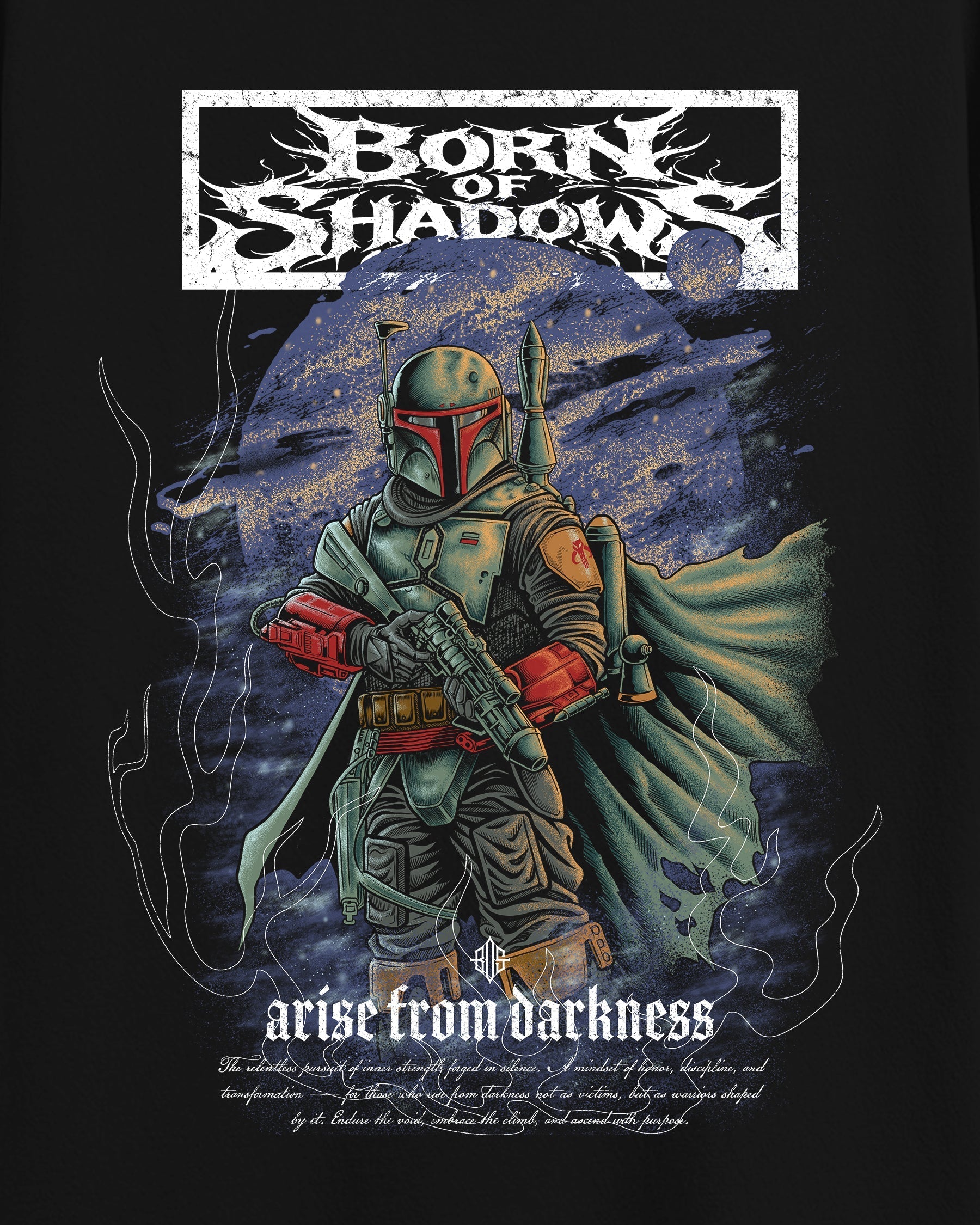[Limited Edition] 'Star Wars: Boba Fett' Front T-Shirt ODMPOD