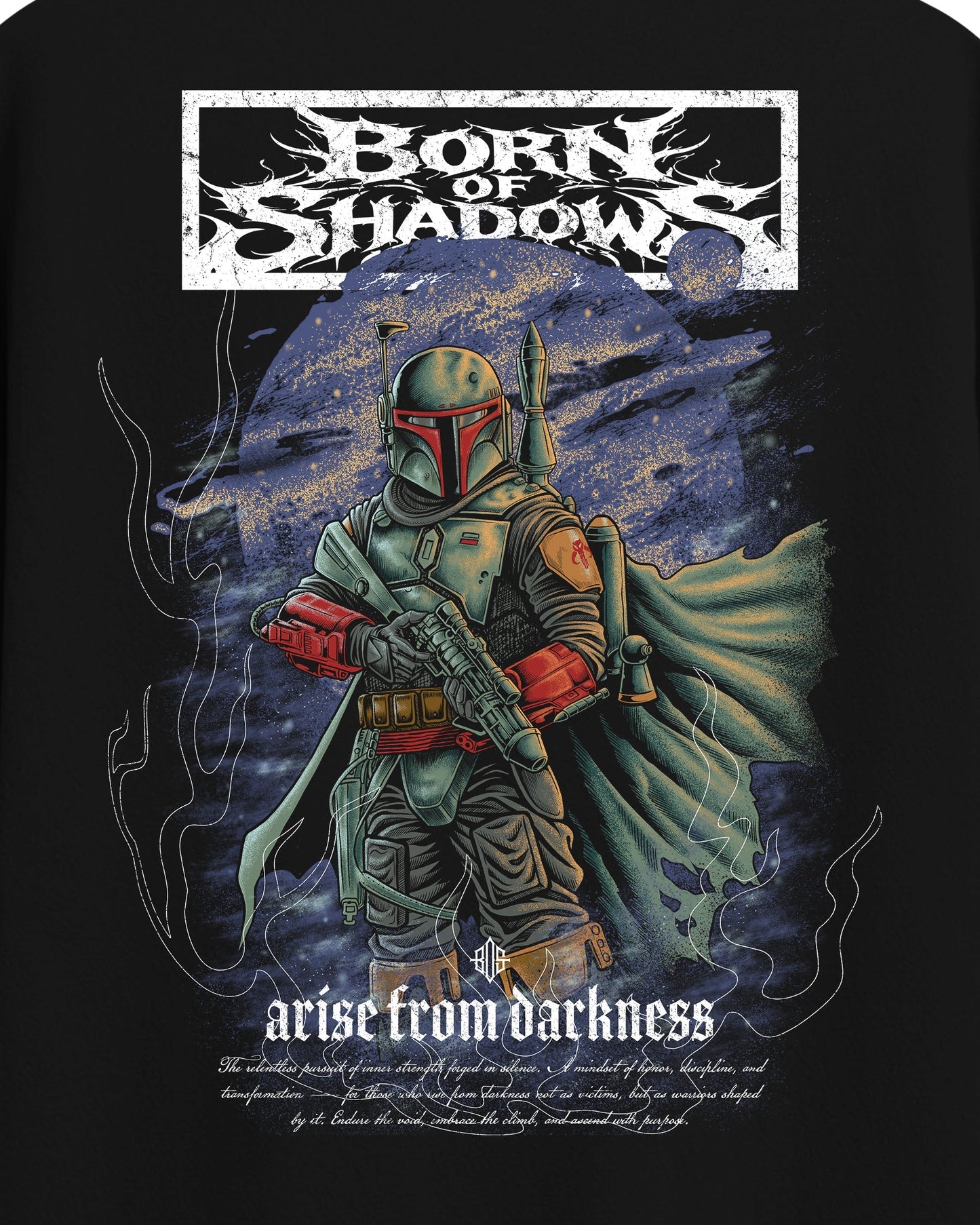 [Limited Edition] 'Star Wars: Boba Fett' Back T-Shirt ODMPOD