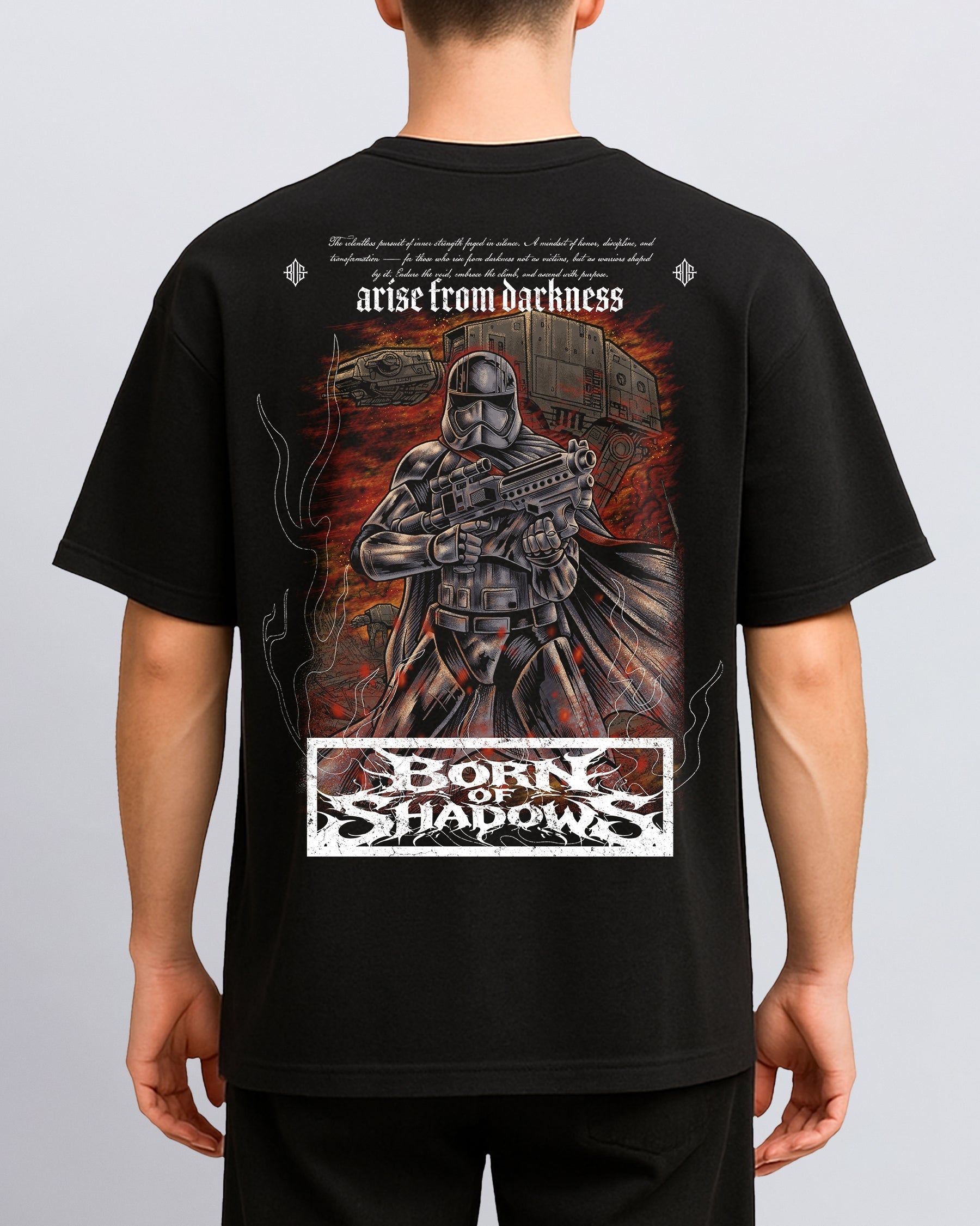 [Limited Edition] 'Star Wars: Captain Phasma' Back T-Shirt ODMPOD