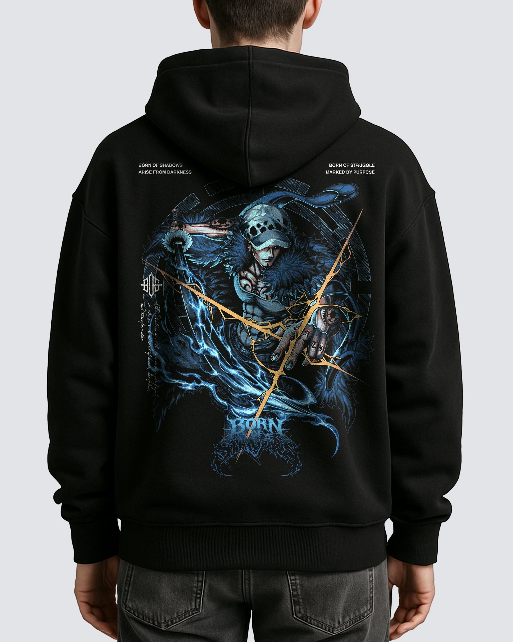 [Limited Edition] 'One Piece: Trafalgar Law' Oversized Hoodie ODMPOD