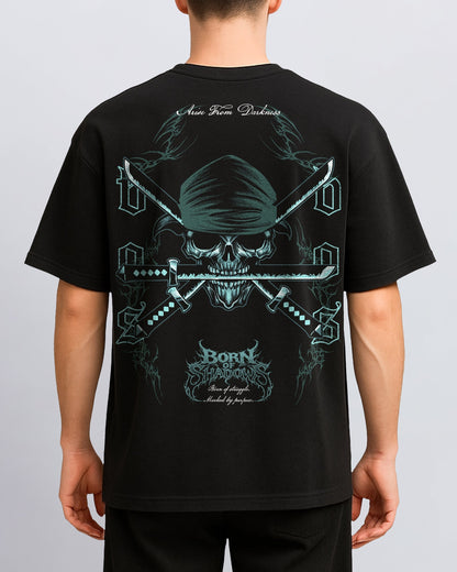 [Limited Edition] 'One Piece: Zoro's Skull' Back T-Shirt ODMPOD