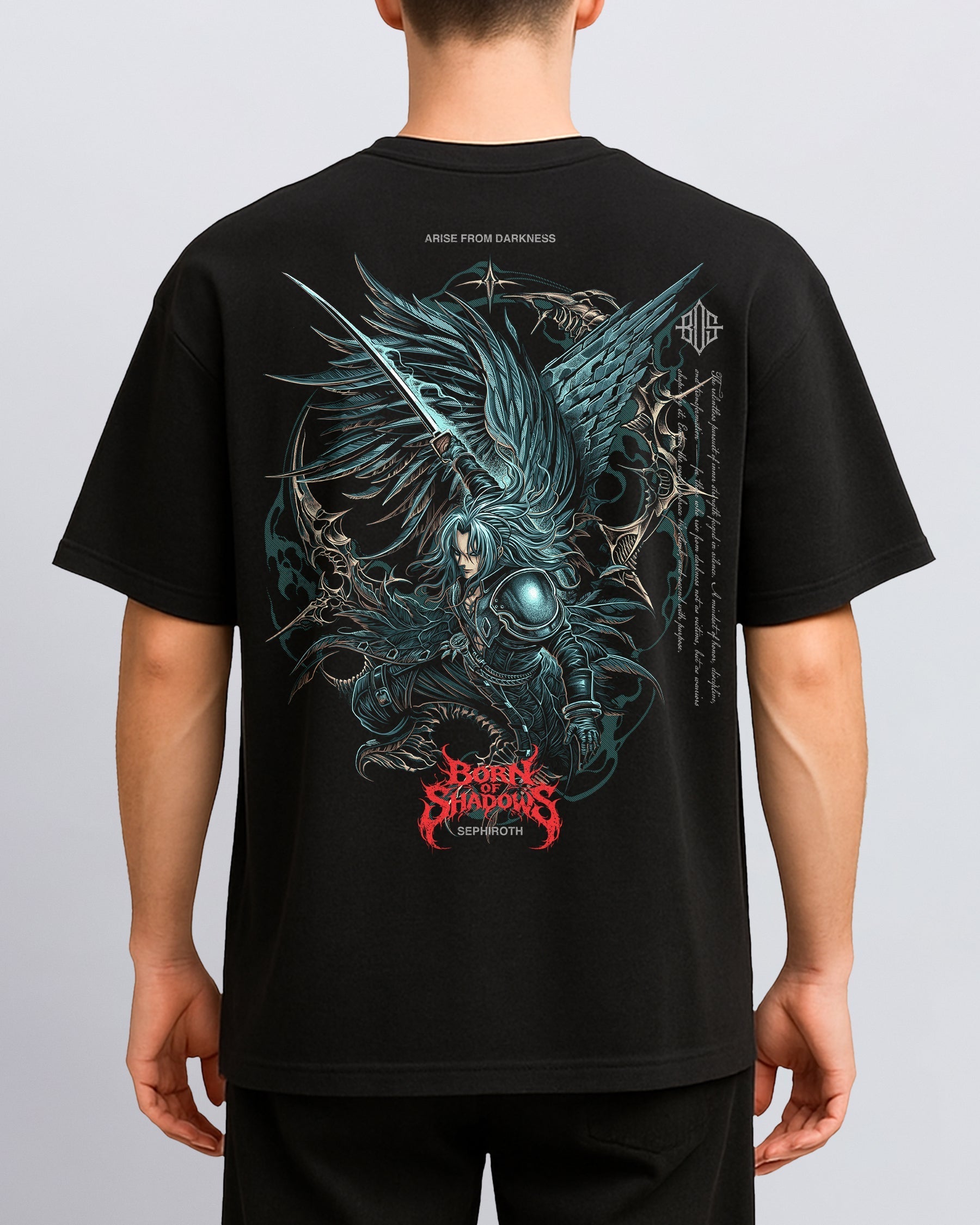 [Limited Edition] 'Final Fantasy: Sephiroth' Back T-Shirt ODMPOD