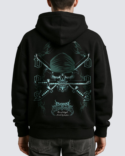 [Limited Edition] 'One Piece: Zoro's Skull' Oversized Hoodie ODMPOD