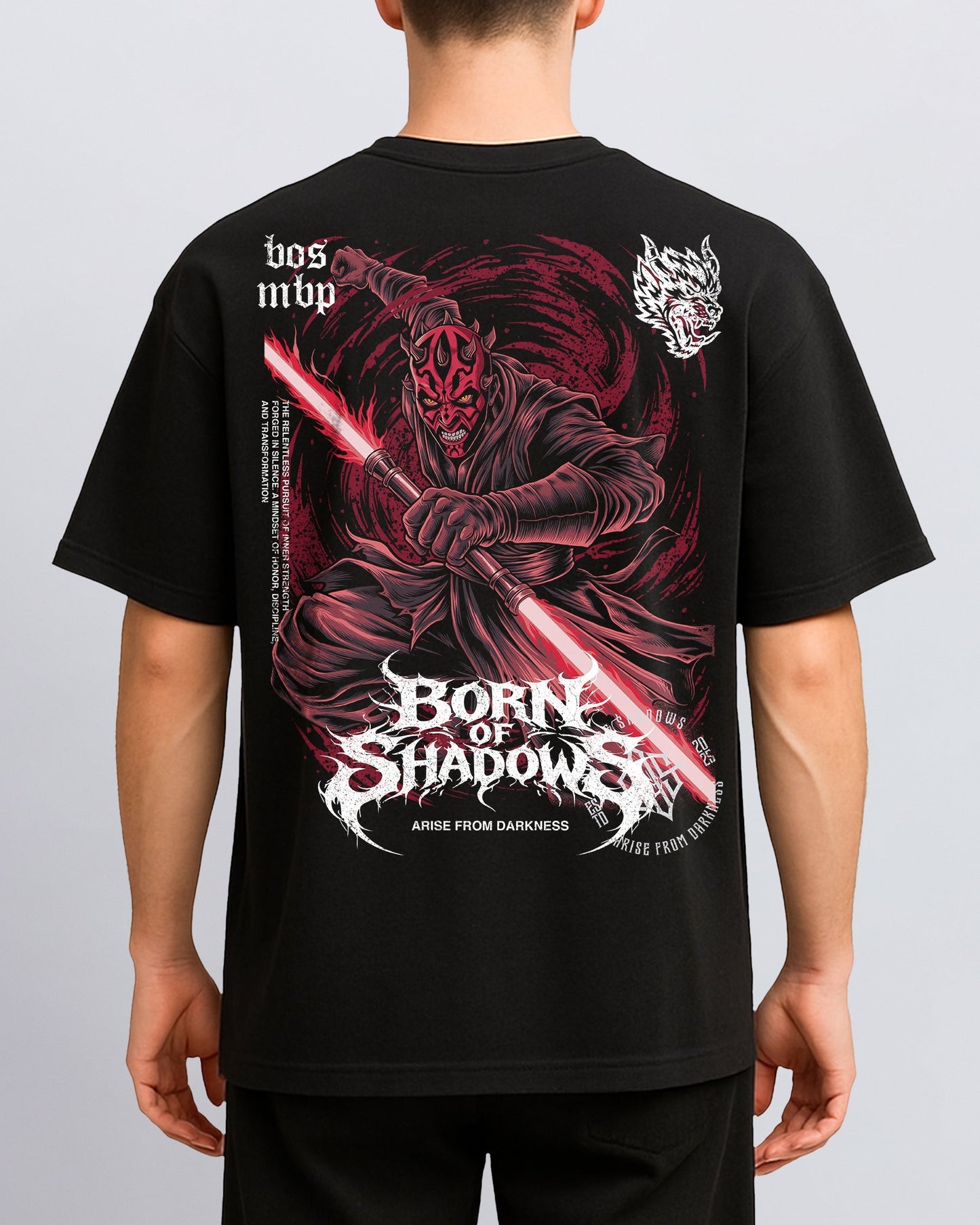 [Limited Edition] 'Star Wars: Darth Maul' Back T-Shirt ODMPOD