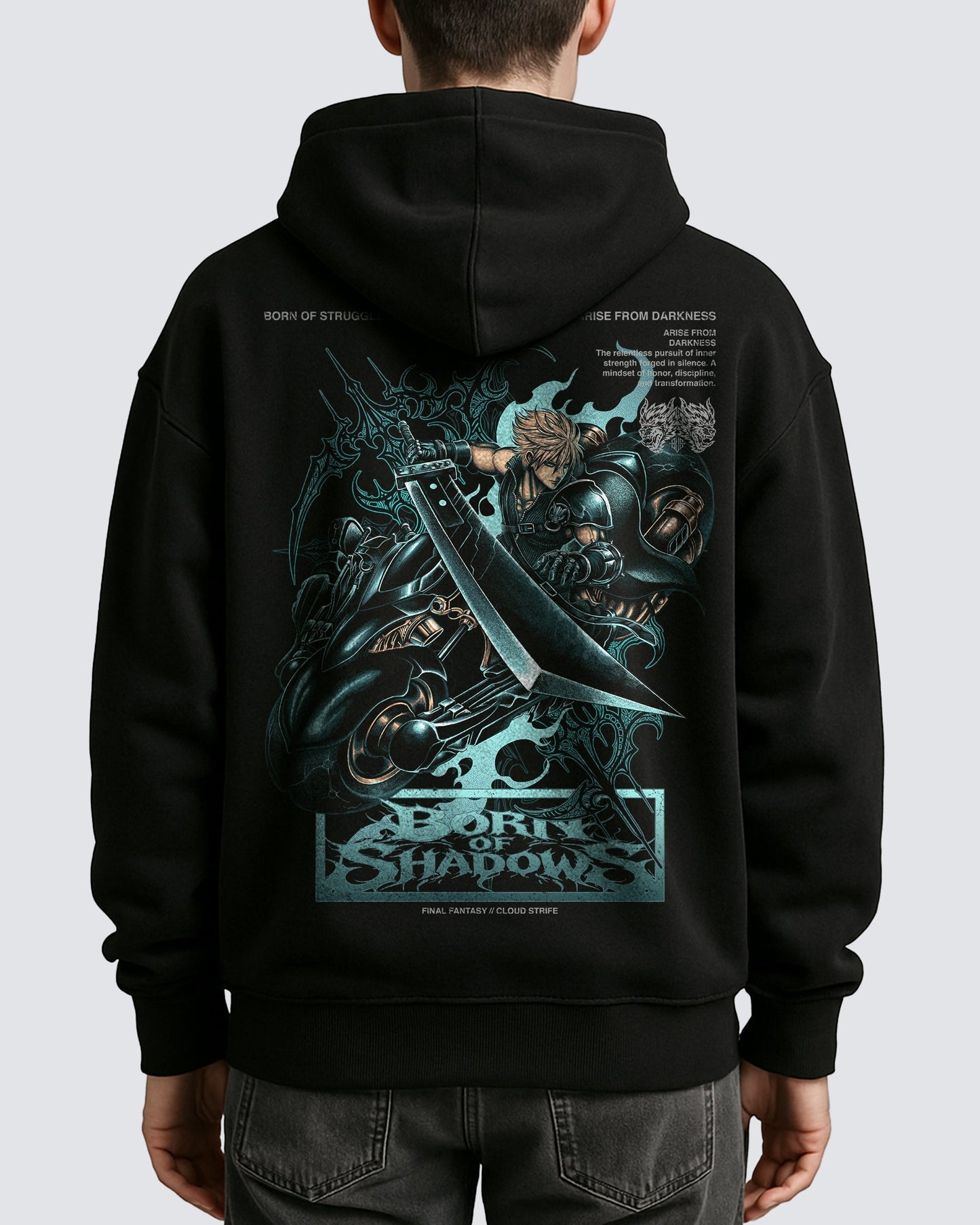 [Limited Edition] 'Final Fantasy: Cloud Strife' Oversized Hoodie ODMPOD