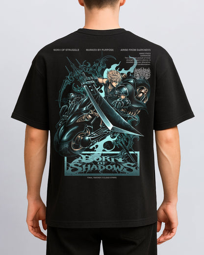 [Limited Edition] 'Final Fantasy: Cloud Strife' Back T-Shirt ODMPOD