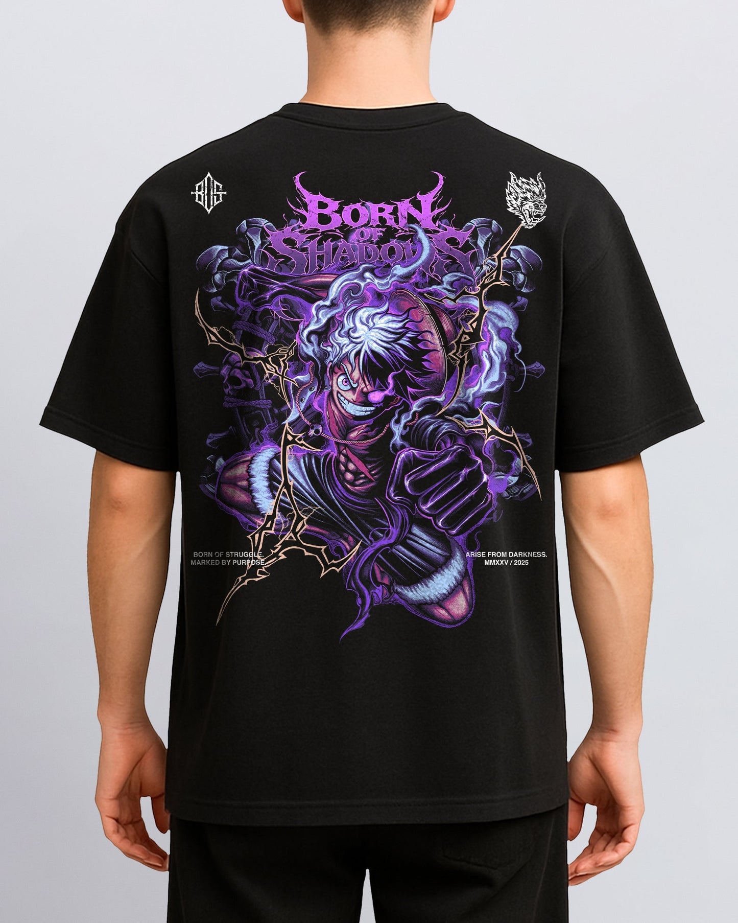 [Limited Edition] 'One Piece: Luffy Gear 5' Back T-Shirt ODMPOD