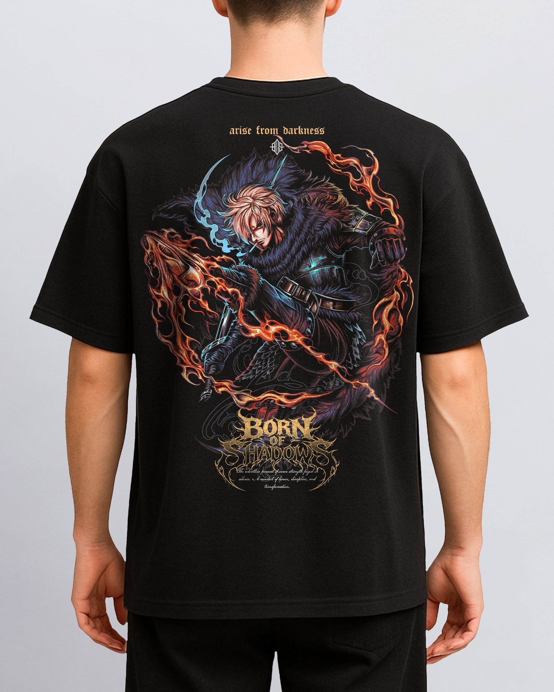 [Limited Edition] 'One Piece: Sanji' Back T-Shirt ODMPOD