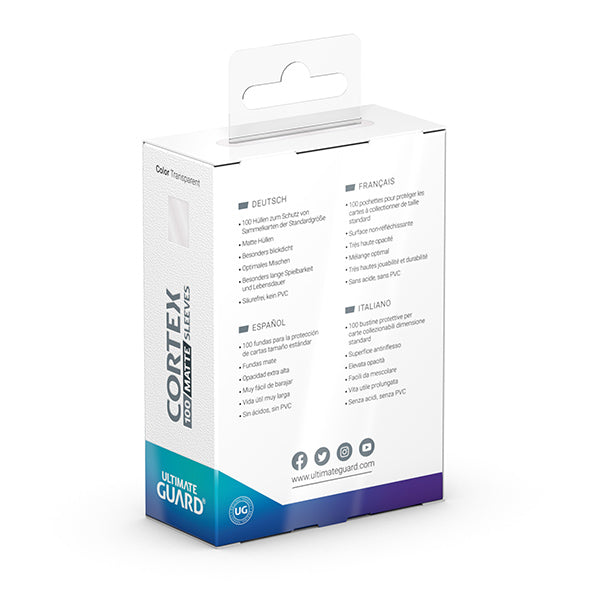 Card Sleeves: Cortex Standard Size- Matte Transparent (100 ct.) The Eternal Forge