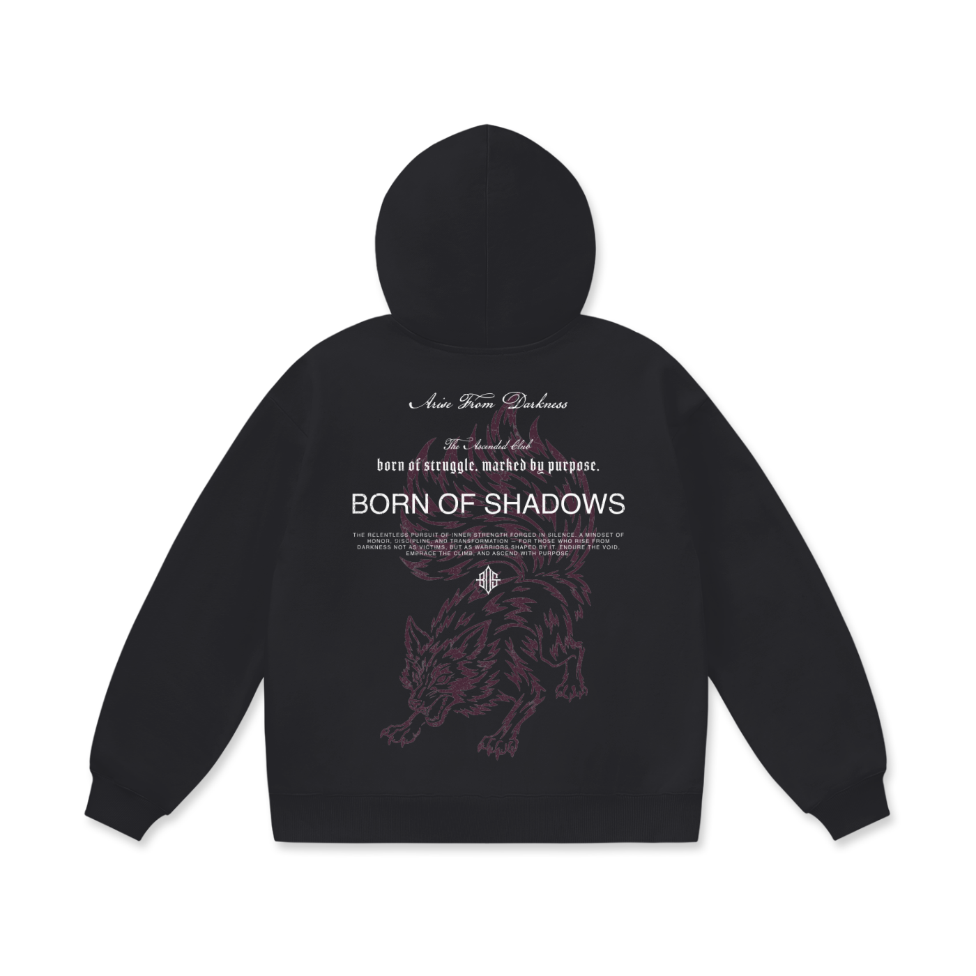 'Kuro Kitsune' Oversized Hoodie ODMPOD