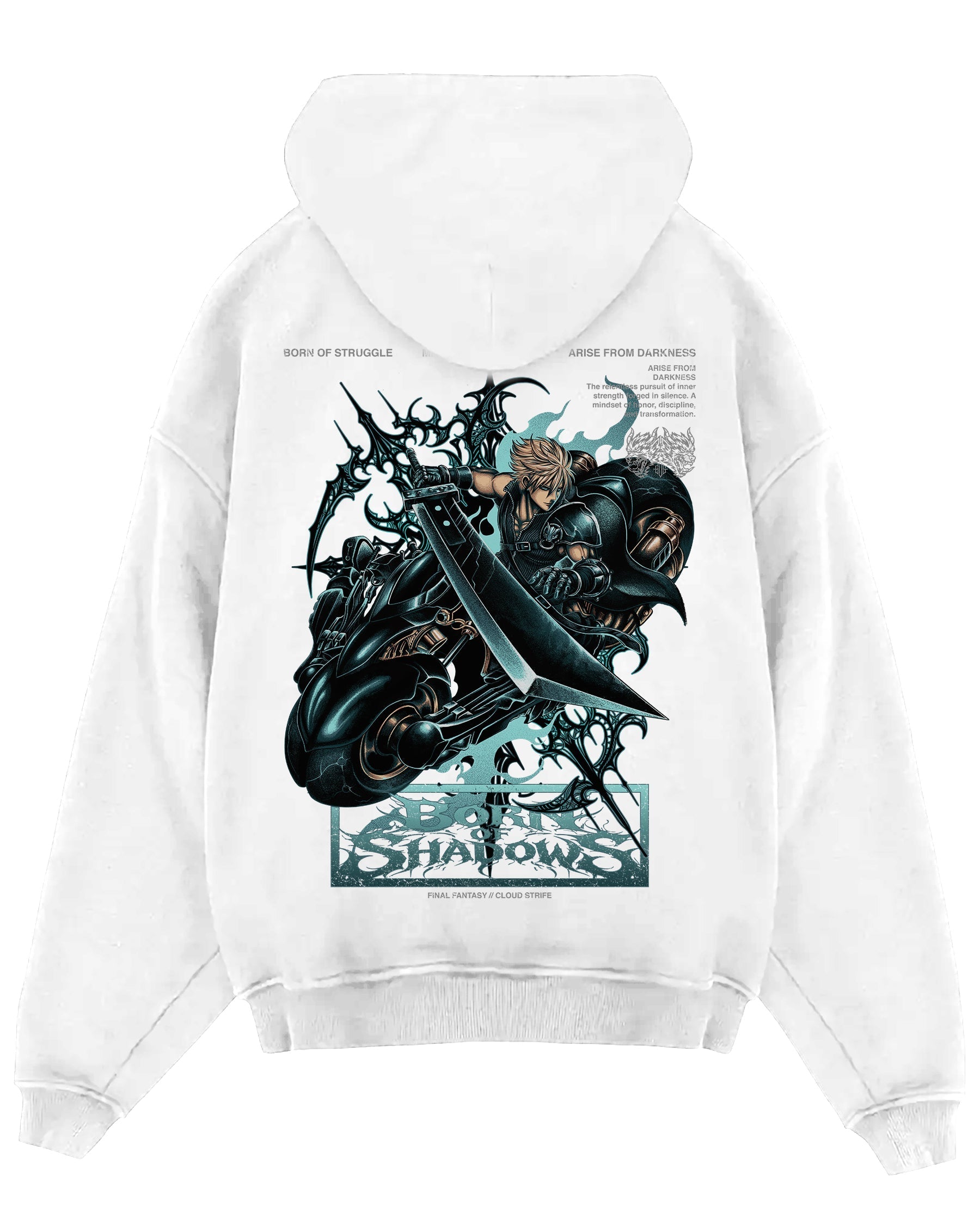 [Limited Edition] 'Final Fantasy: Cloud Strife' Oversized Hoodie ODMPOD
