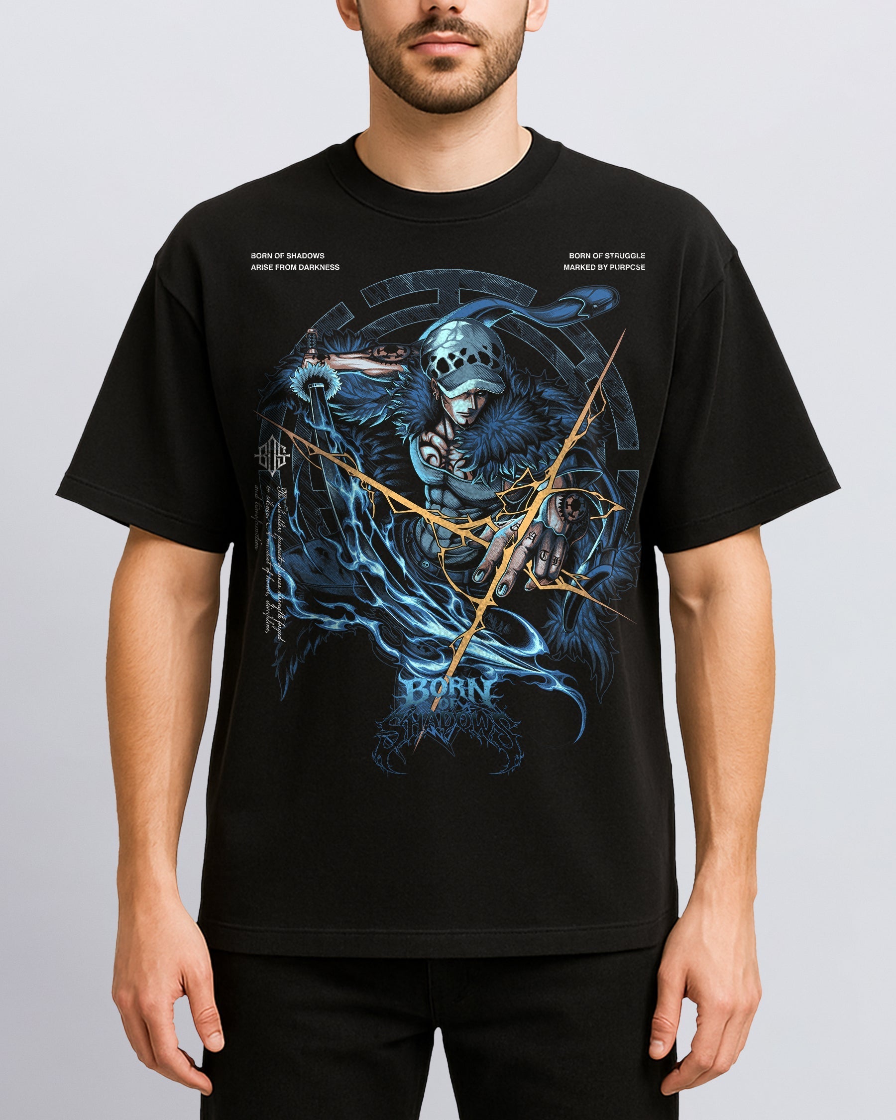 [Limited Edition] 'One Piece: Trafalgar Law' Front T-Shirt ODMPOD