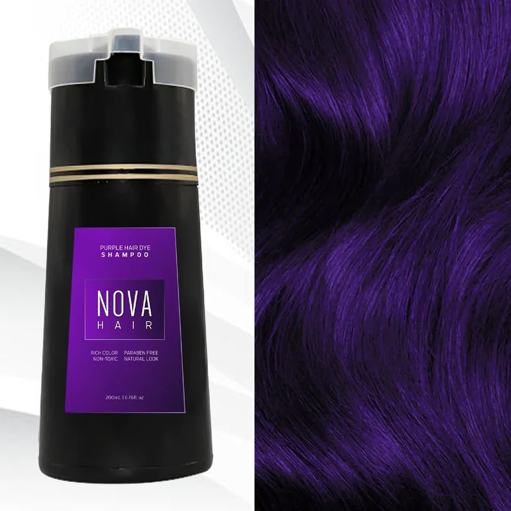 💥2024 New Style NovaHair Instant Dye Shampoo🔥