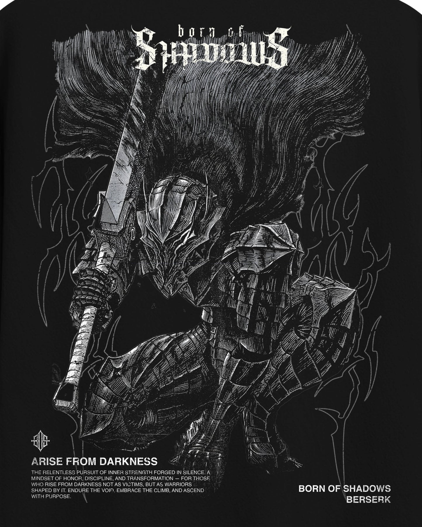 Berserk 'The Black Swordsman' T-Shirt ODMPOD