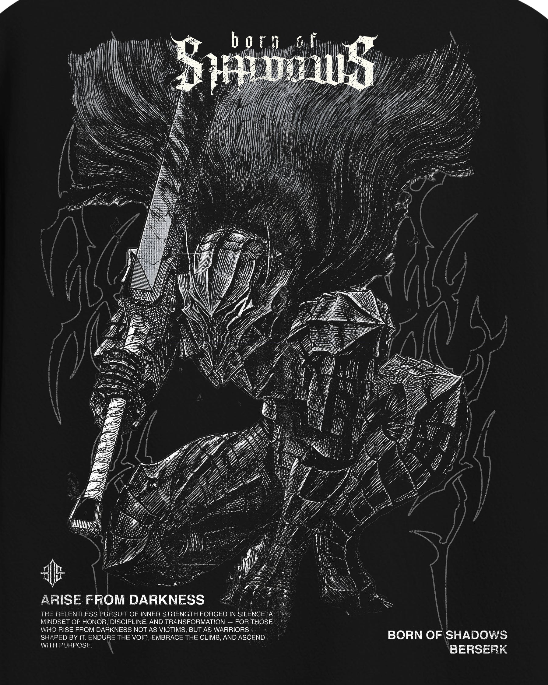 Berserk 'The Black Swordsman' T-Shirt ODMPOD