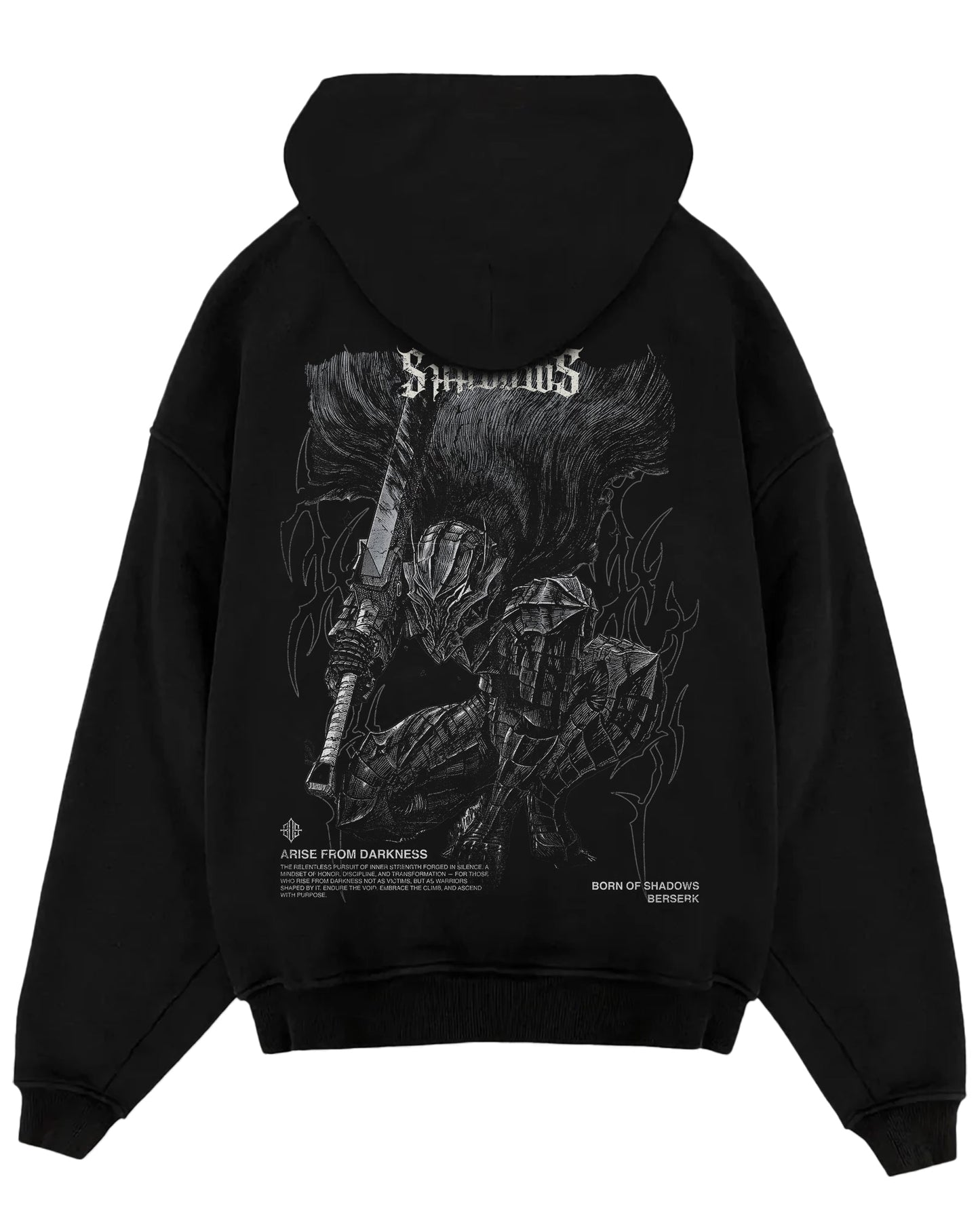 Berserk 'The Black Swordsman' Oversized Hoodie ODMPOD